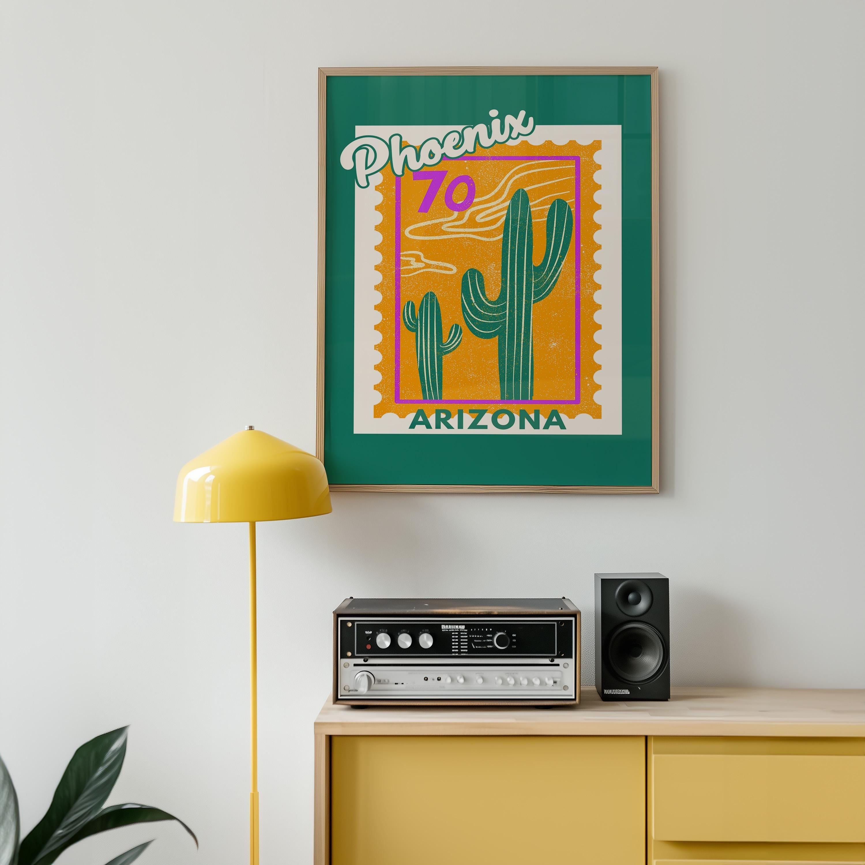 Phoenix Stamp Digital Art Print