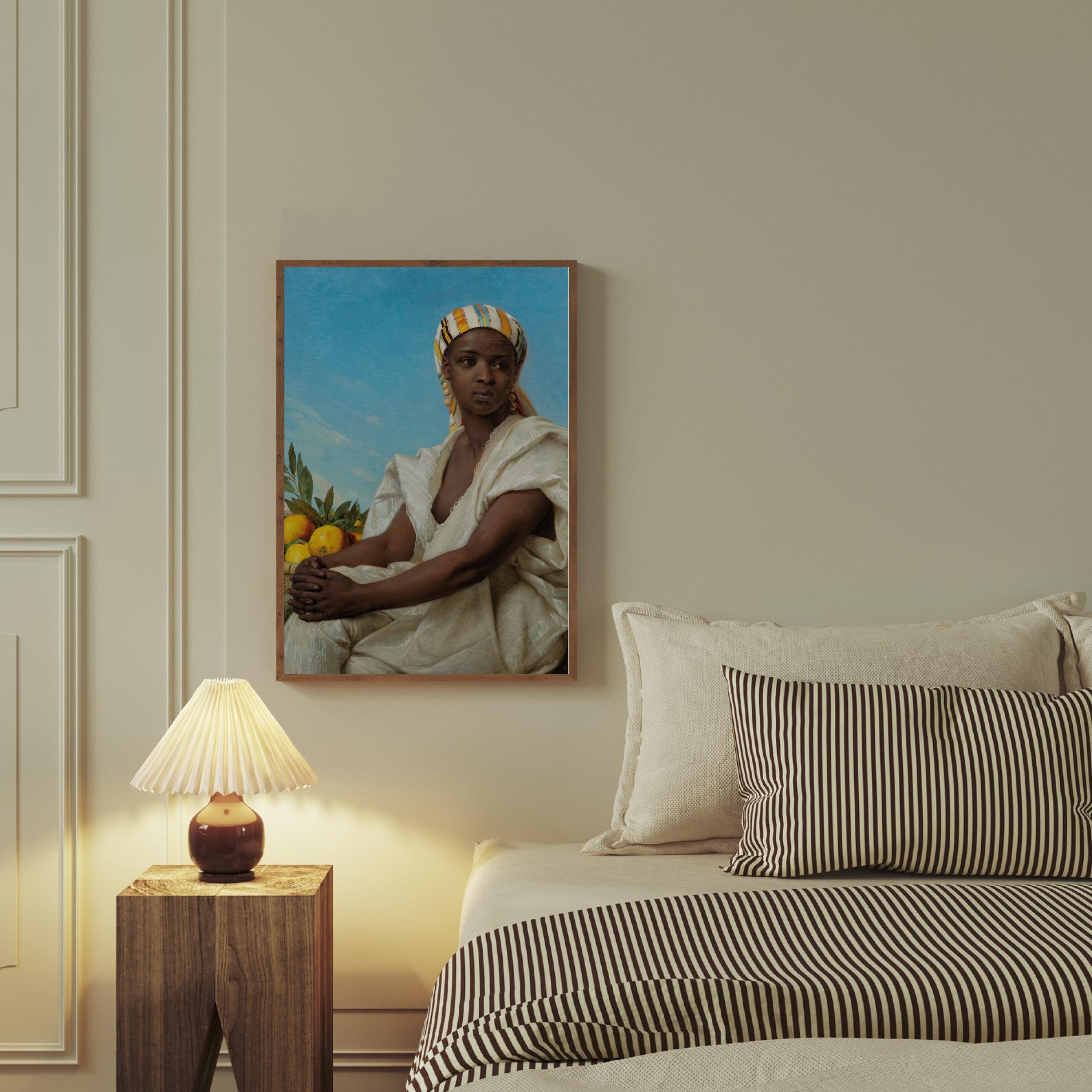 Portrait of a Black Woman Digital Art Print