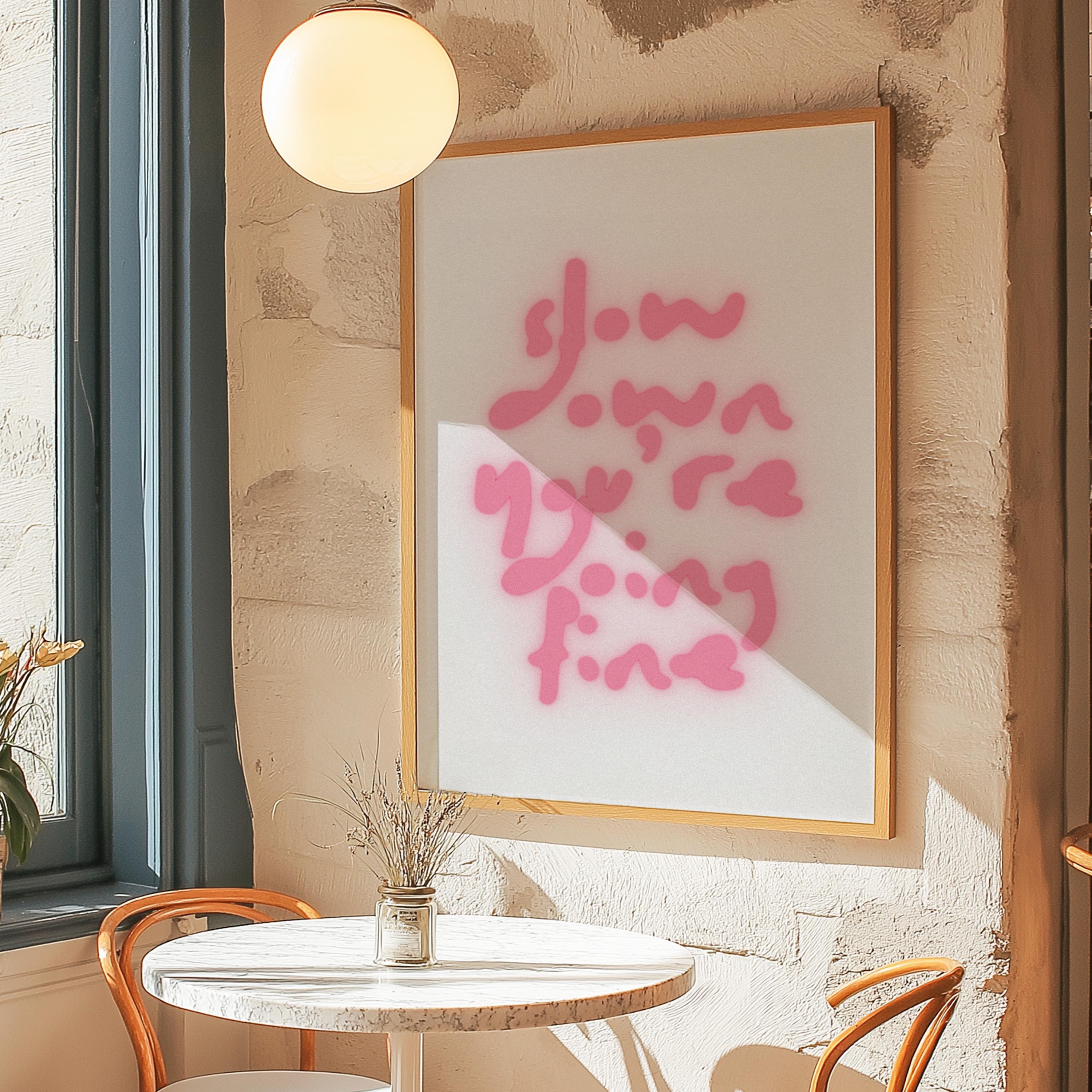 Motivation Art Print: Retro Vinyl Poster, Slow Down Wall Art, Music Inspired Apartment Decor, Billy Joel Art for Home