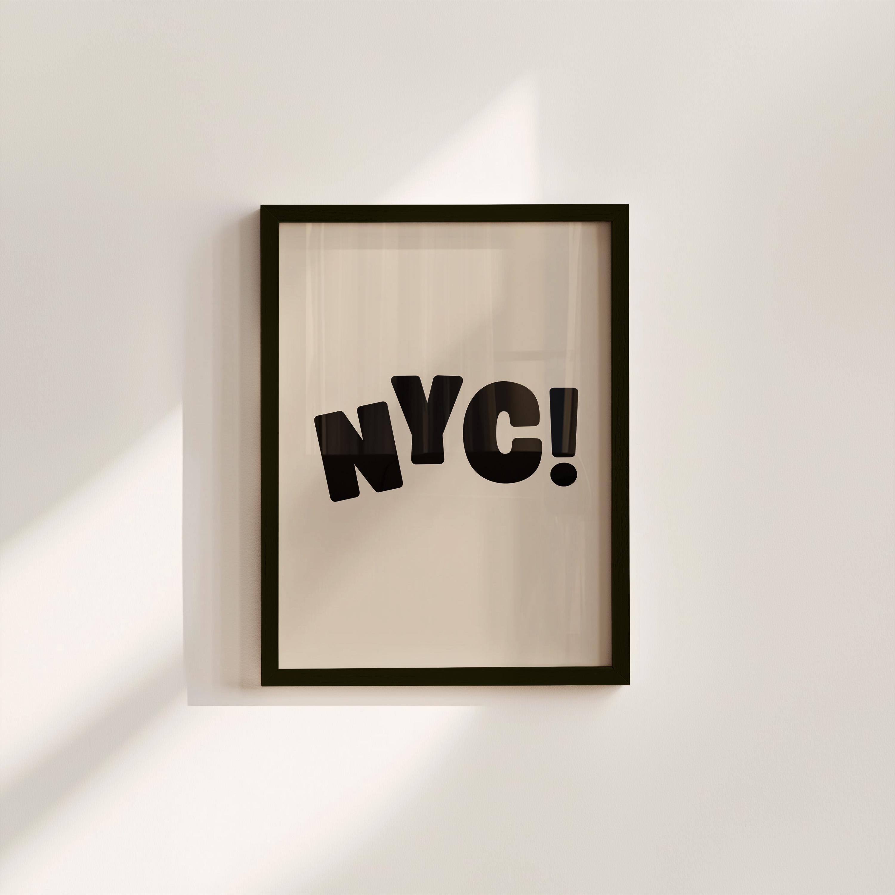NYC Minimal Digital Art Print