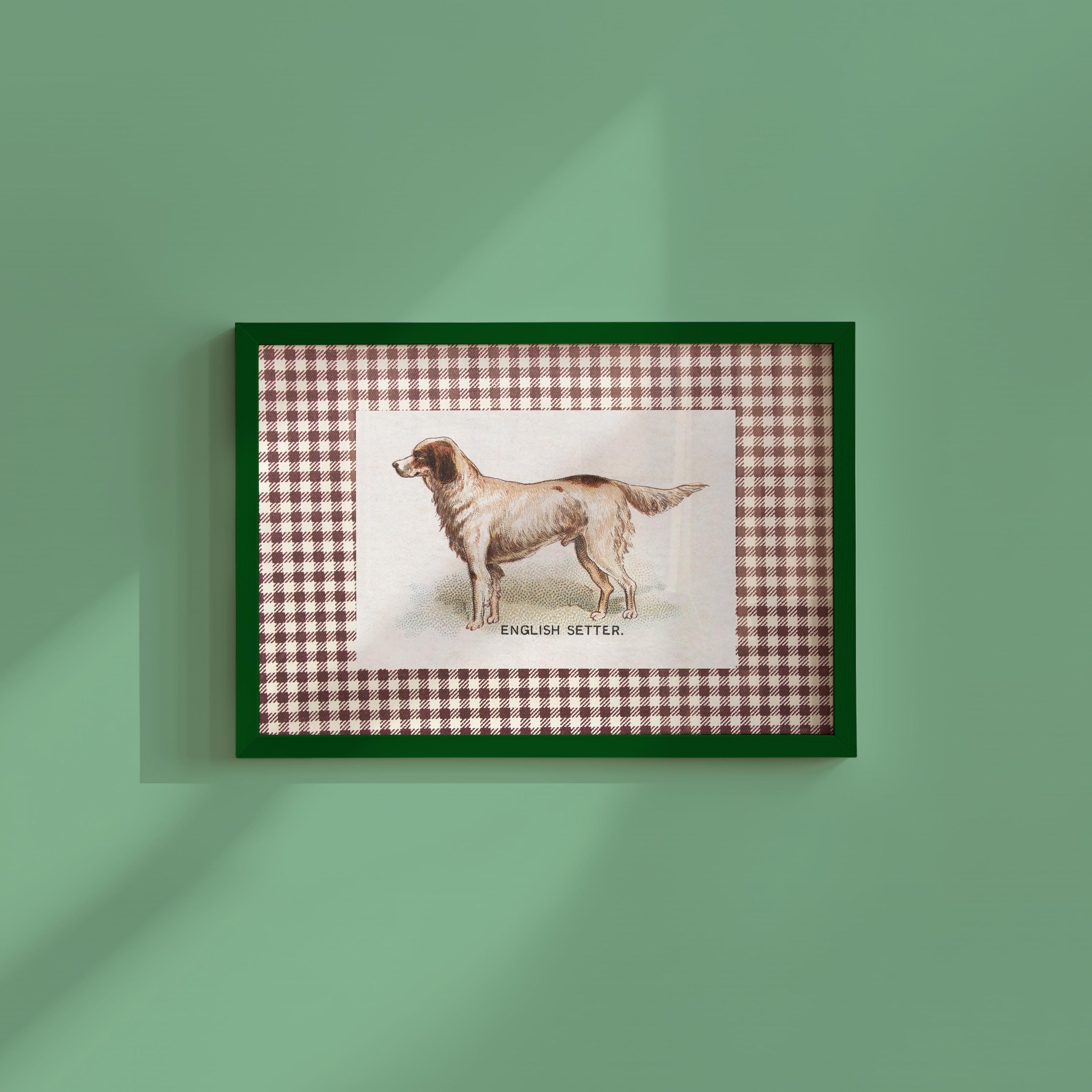 Vintage English Setter Digital Art Print