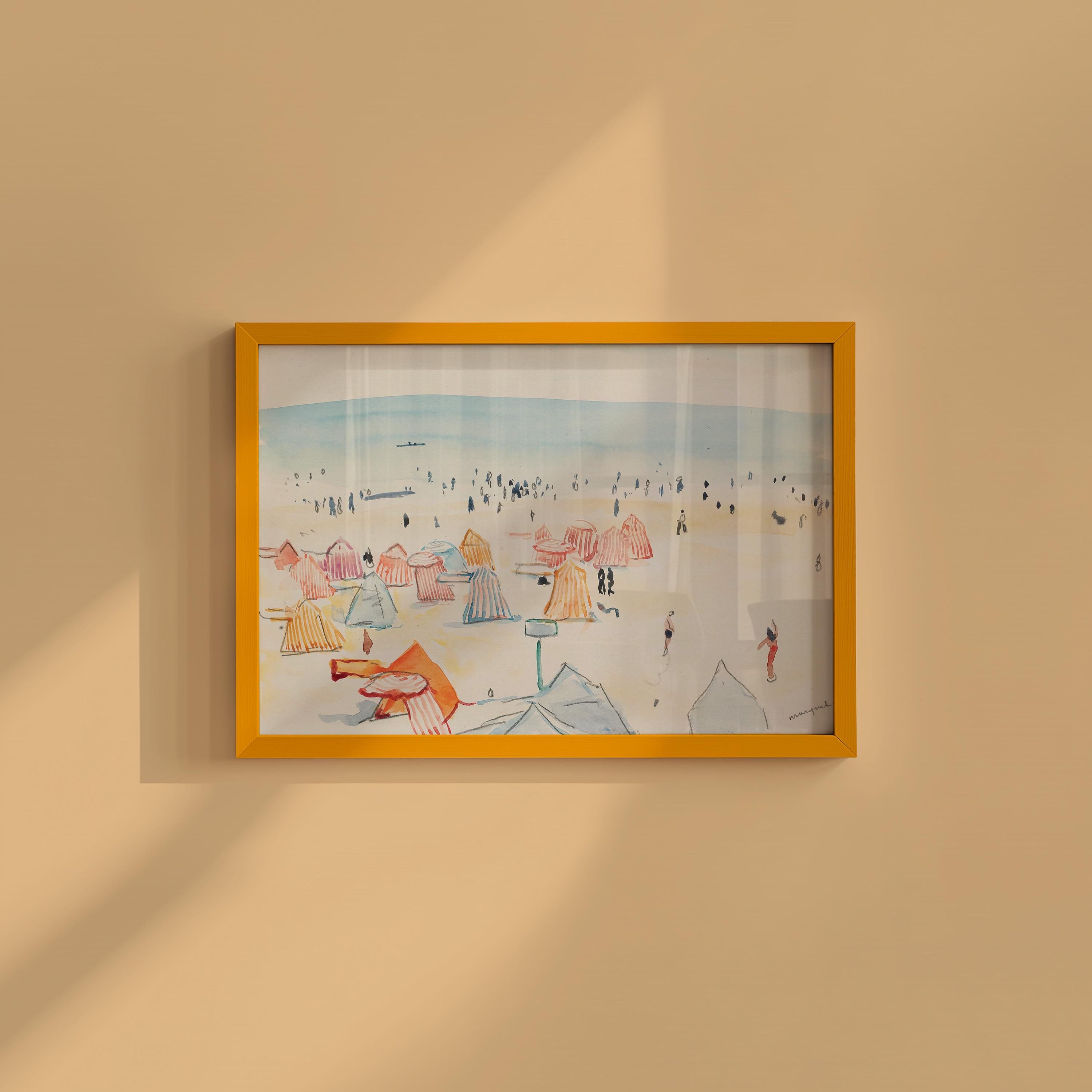 Beach Day Digital Art Print