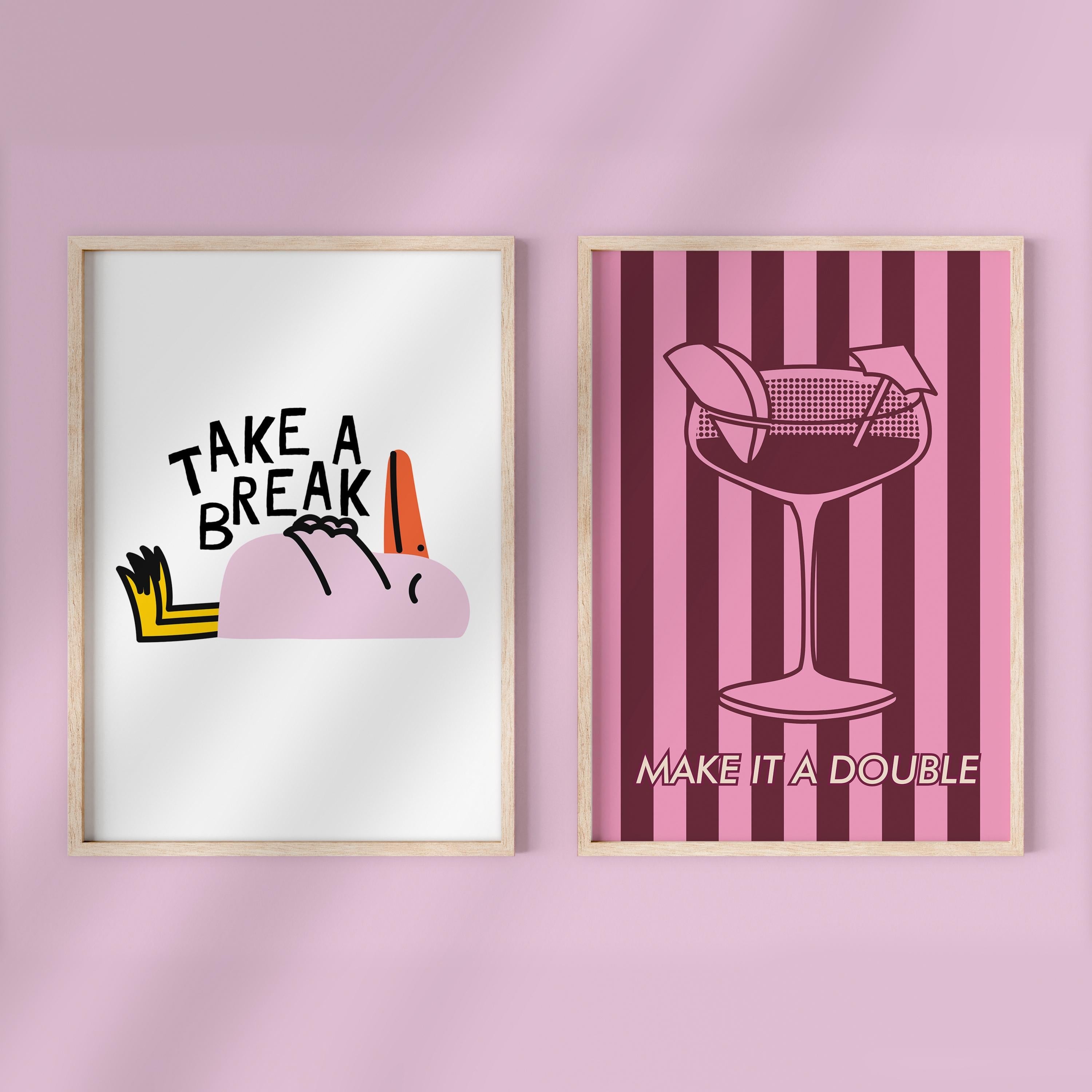 Gallery Wall Set of 2 Digital Art Prints