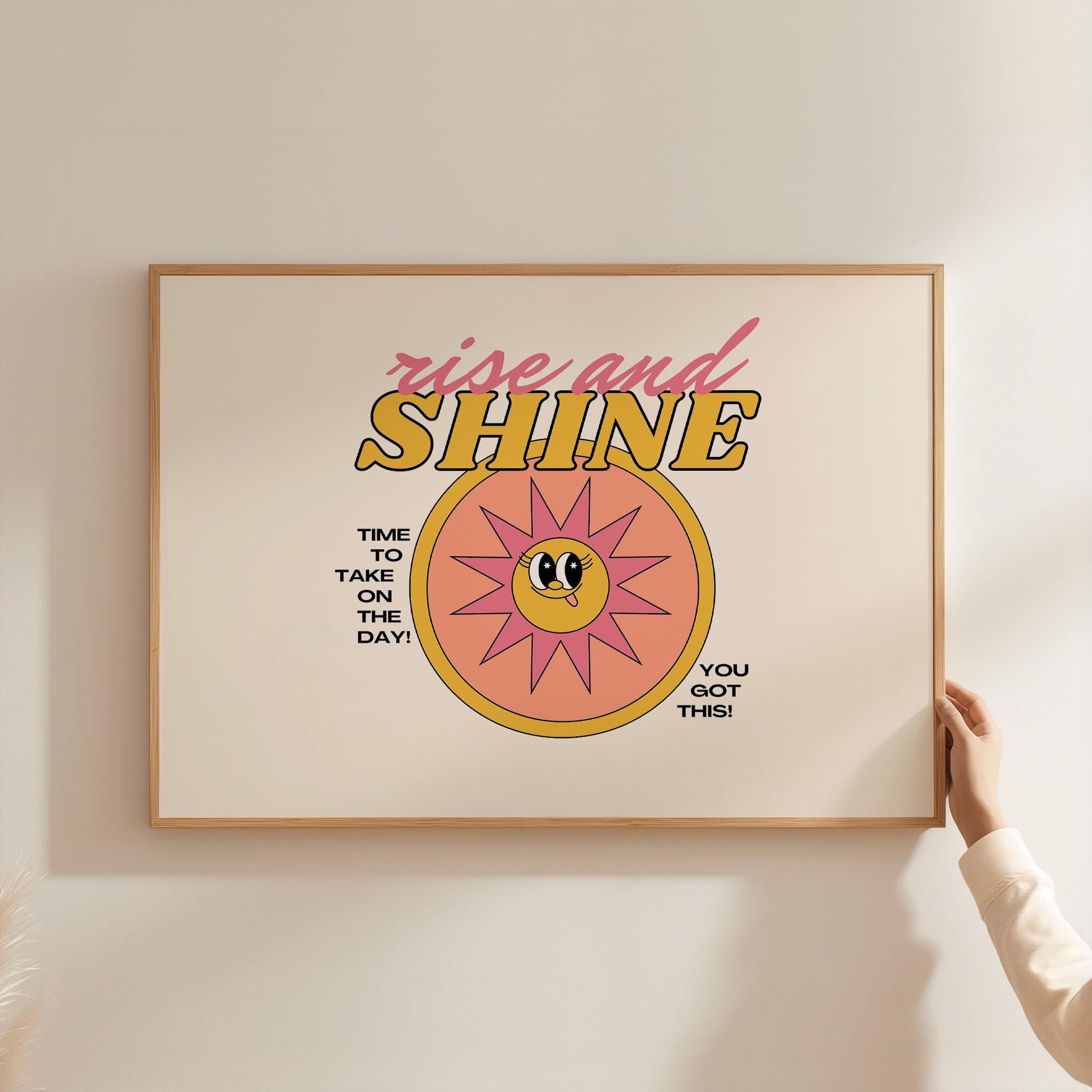 Digital Prints-Gift For Teacher-Wall Art Print-Downloadable Print-Trendy Art-70s Art Print-Education Print-Classroom Print-Homeschool Art