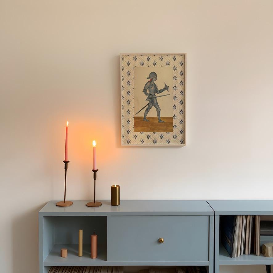 Bundle of 3 Retro Vintage Prints, Dancing Decor, Digital Download, Paris Art Print, Knight Art Print, Vintage Aesthetic, Boys Room