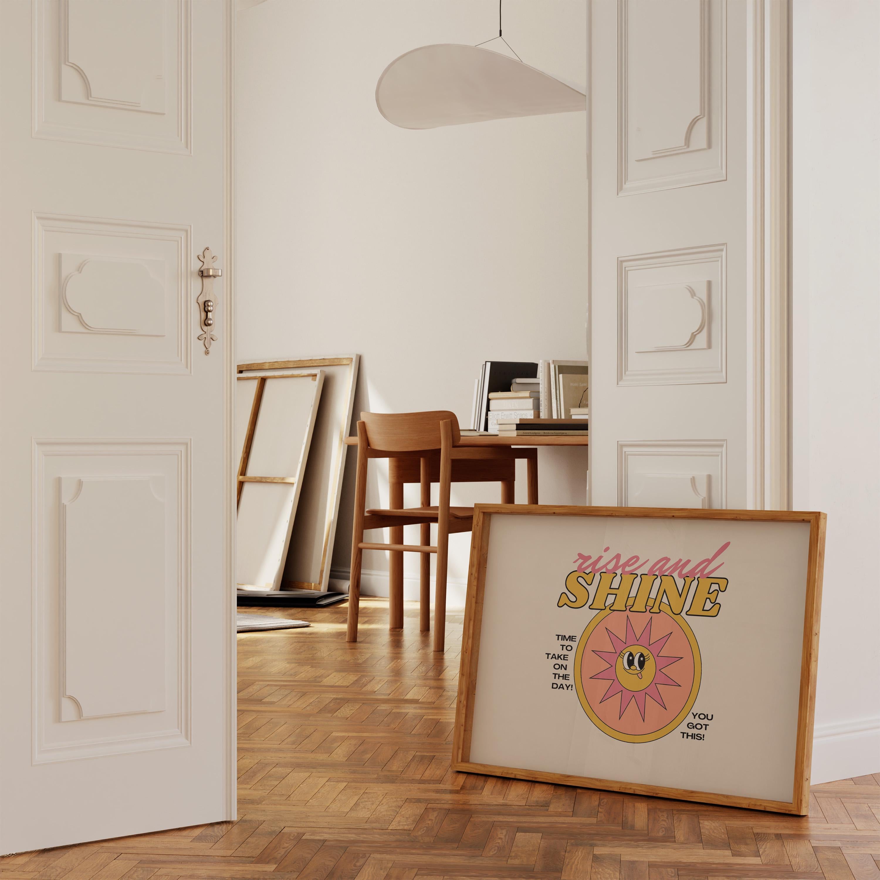 Digital Prints-Gift For Teacher-Wall Art Print-Downloadable Print-Trendy Art-70s Art Print-Education Print-Classroom Print-Homeschool Art