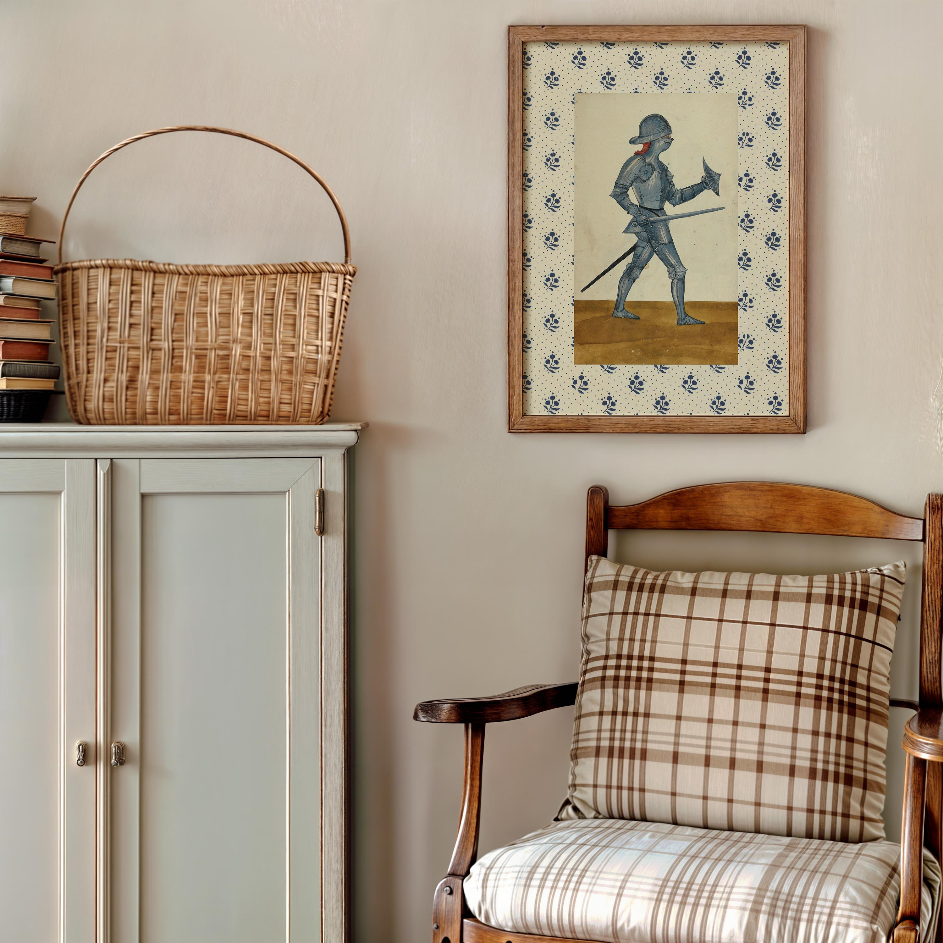 Bundle of 3 Retro Vintage Prints, Dancing Decor, Digital Download, Paris Art Print, Knight Art Print, Vintage Aesthetic, Boys Room