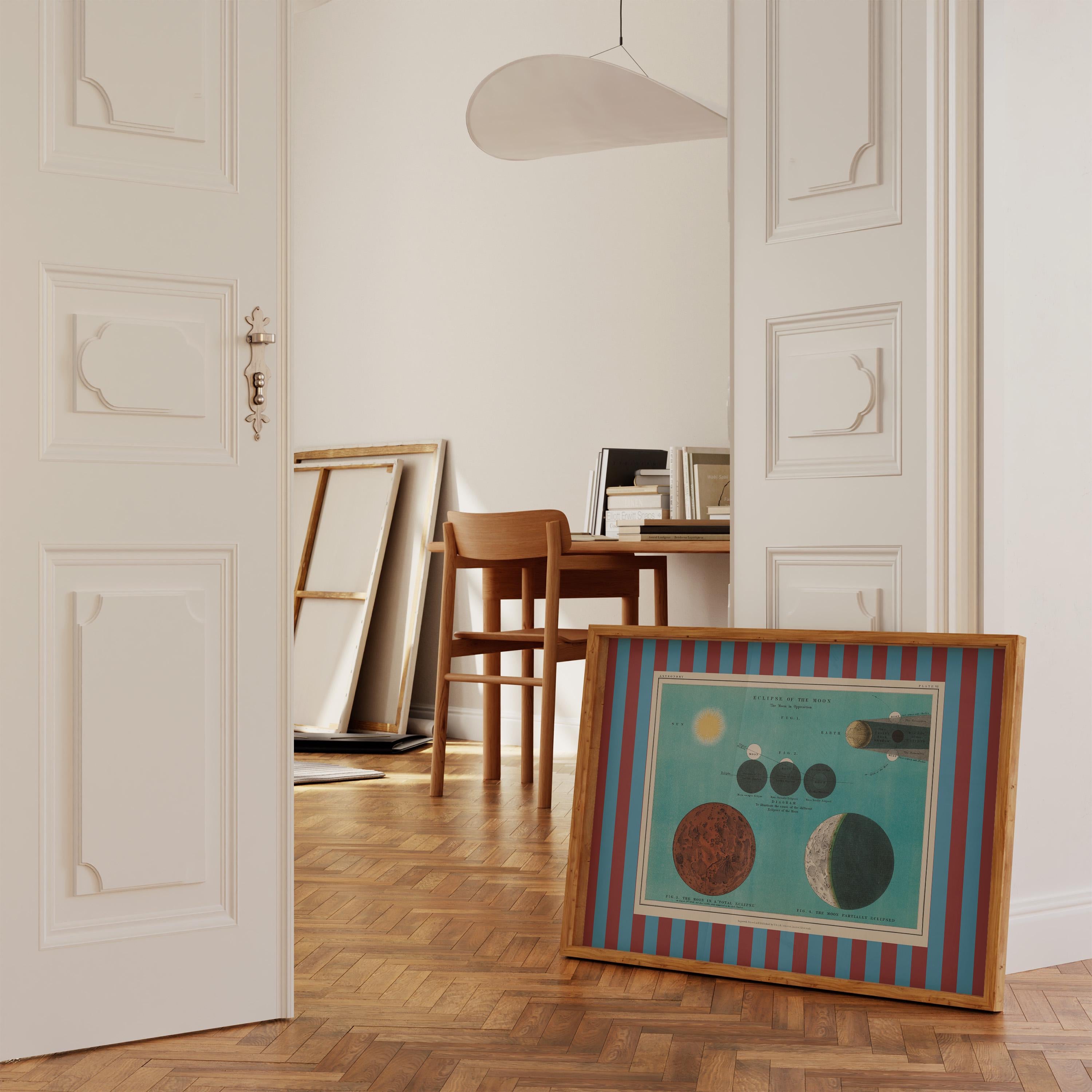 Planets Nursery Art Print: Eclectic Kids Room Decor (Digital Download)