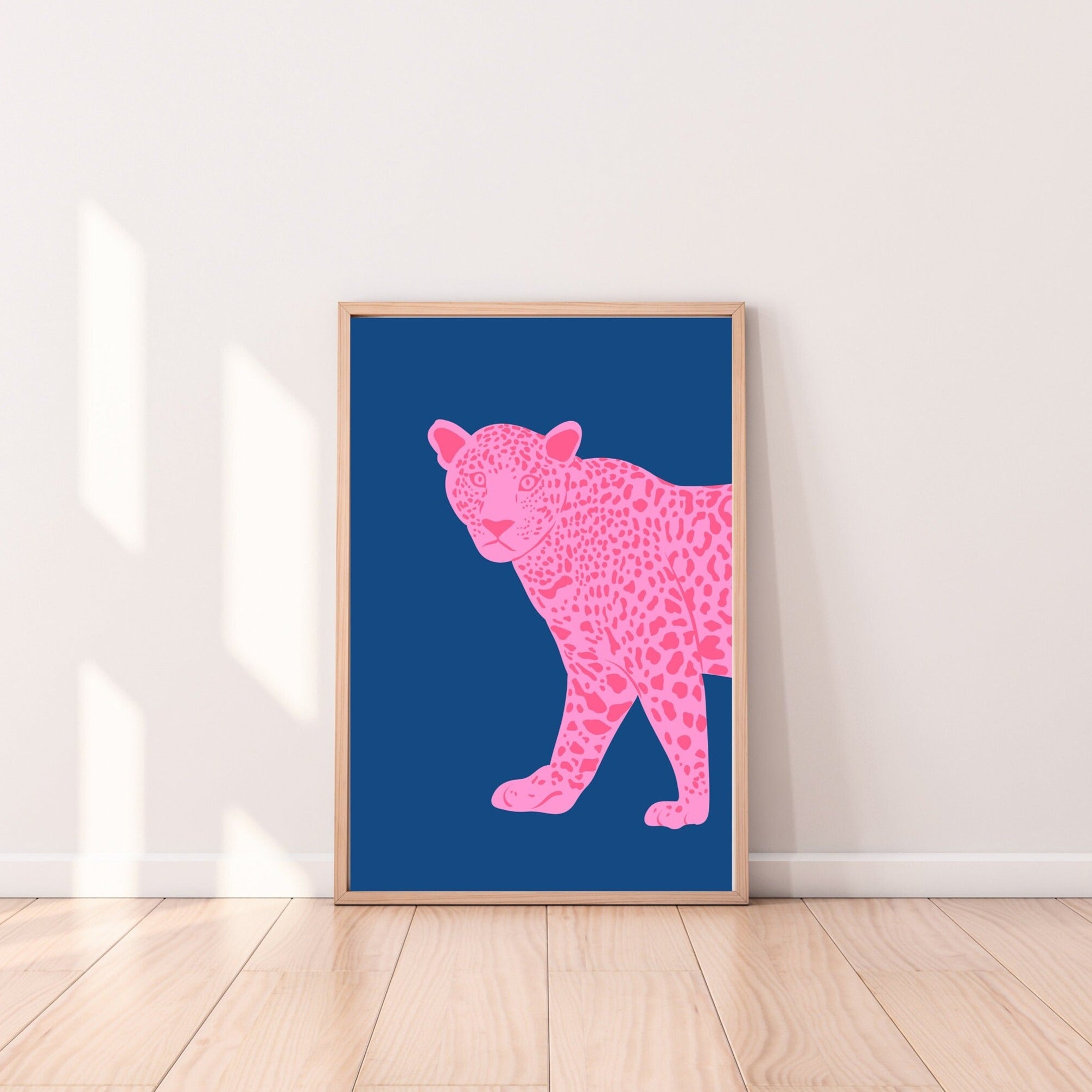 Trendy Tiger Prints, Tiger Art Print, Funky Art Prints, Dorm Decor, Kids Room Art, Minimal Animal Poster