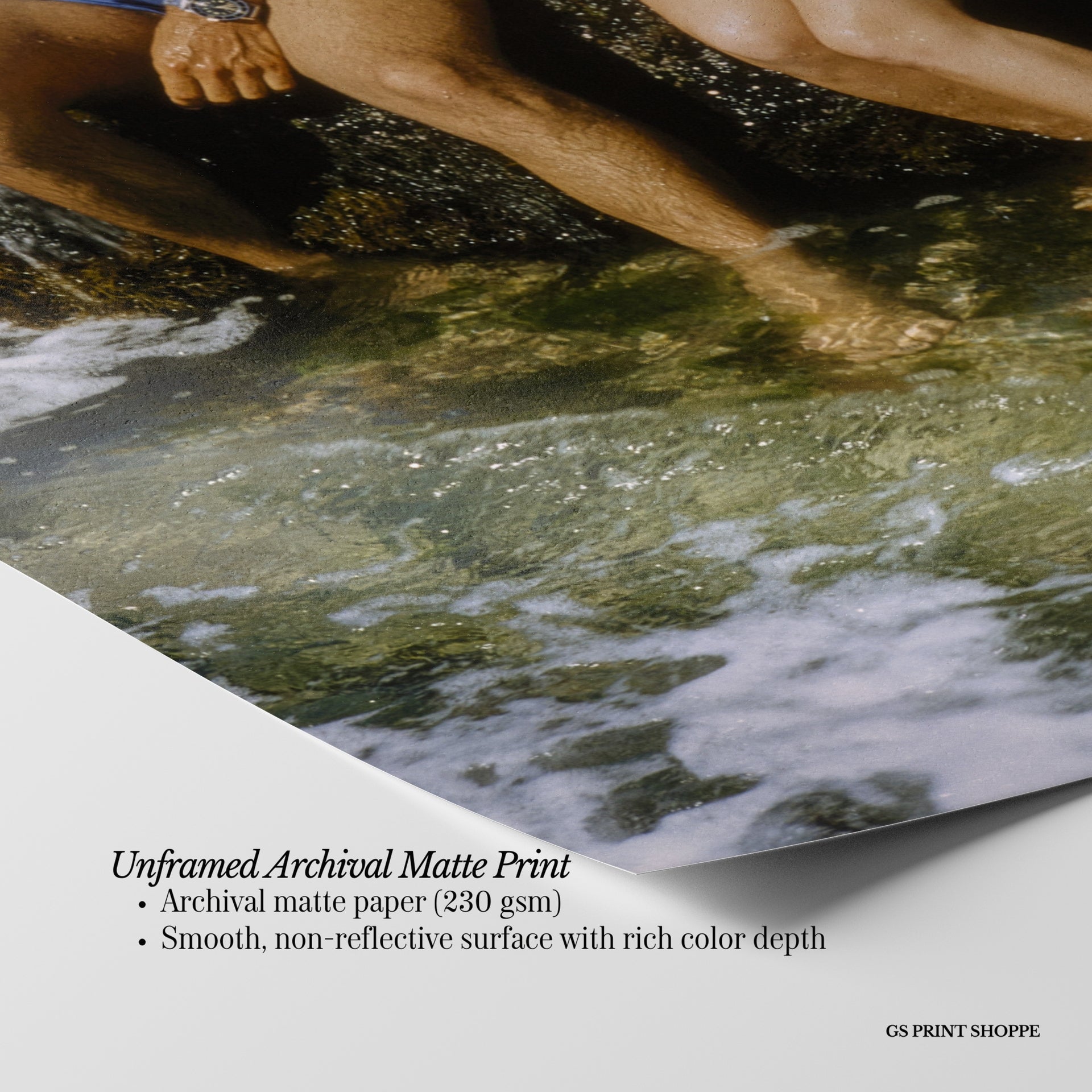 Tide Pools Vertical Physical Art Print