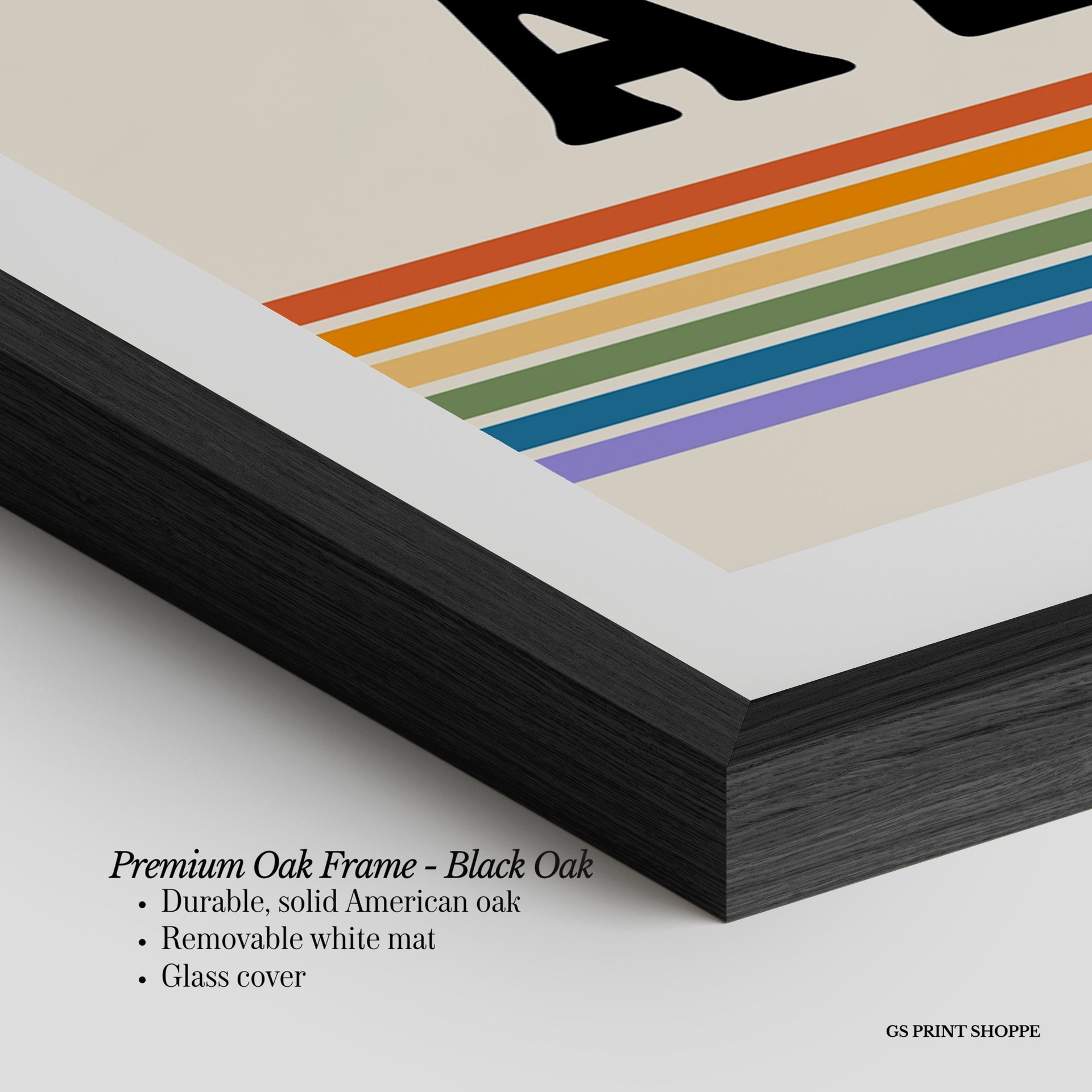 Take a Break Rainbow Horizontal Art Print