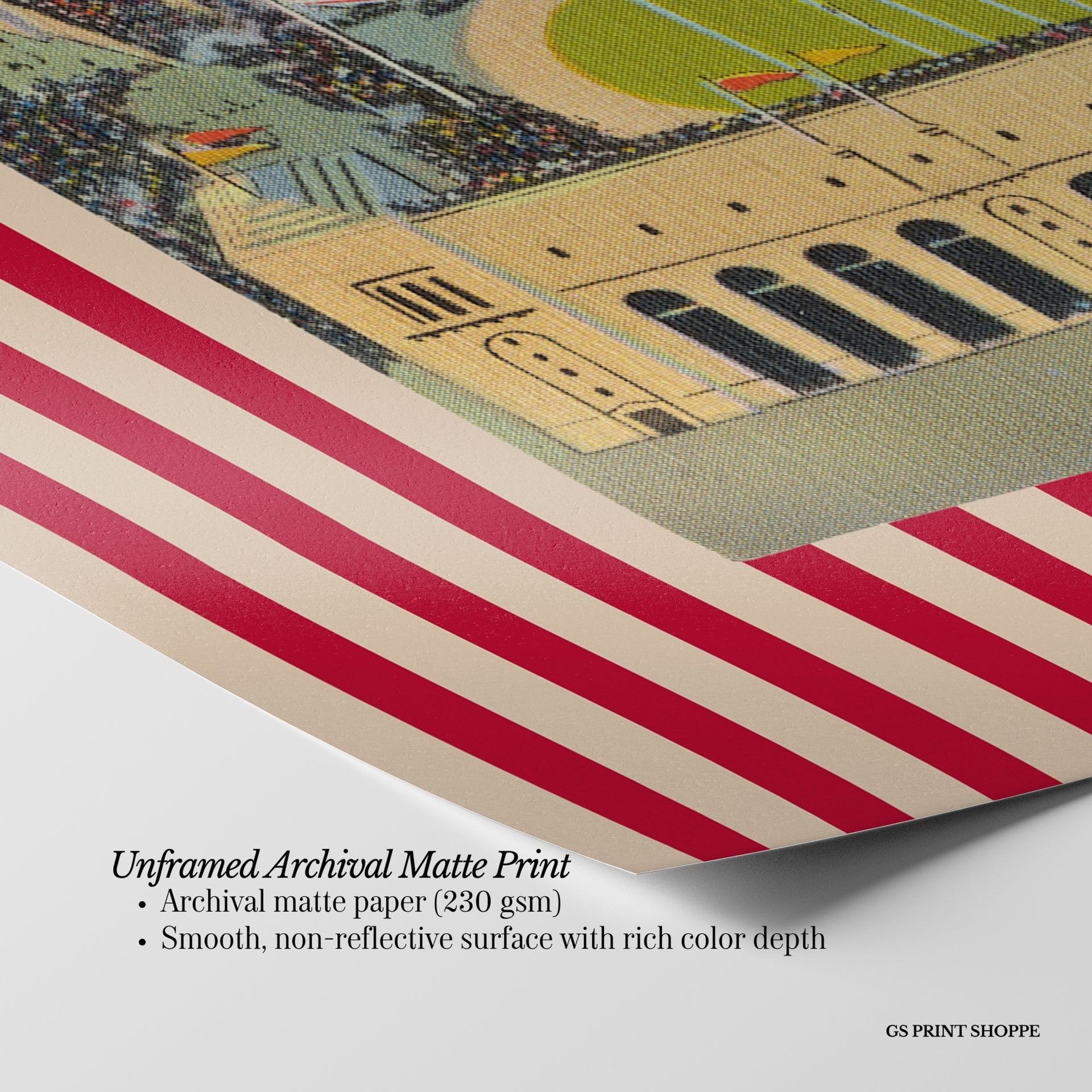 The Ohio State Stadium Horizontal Art Print