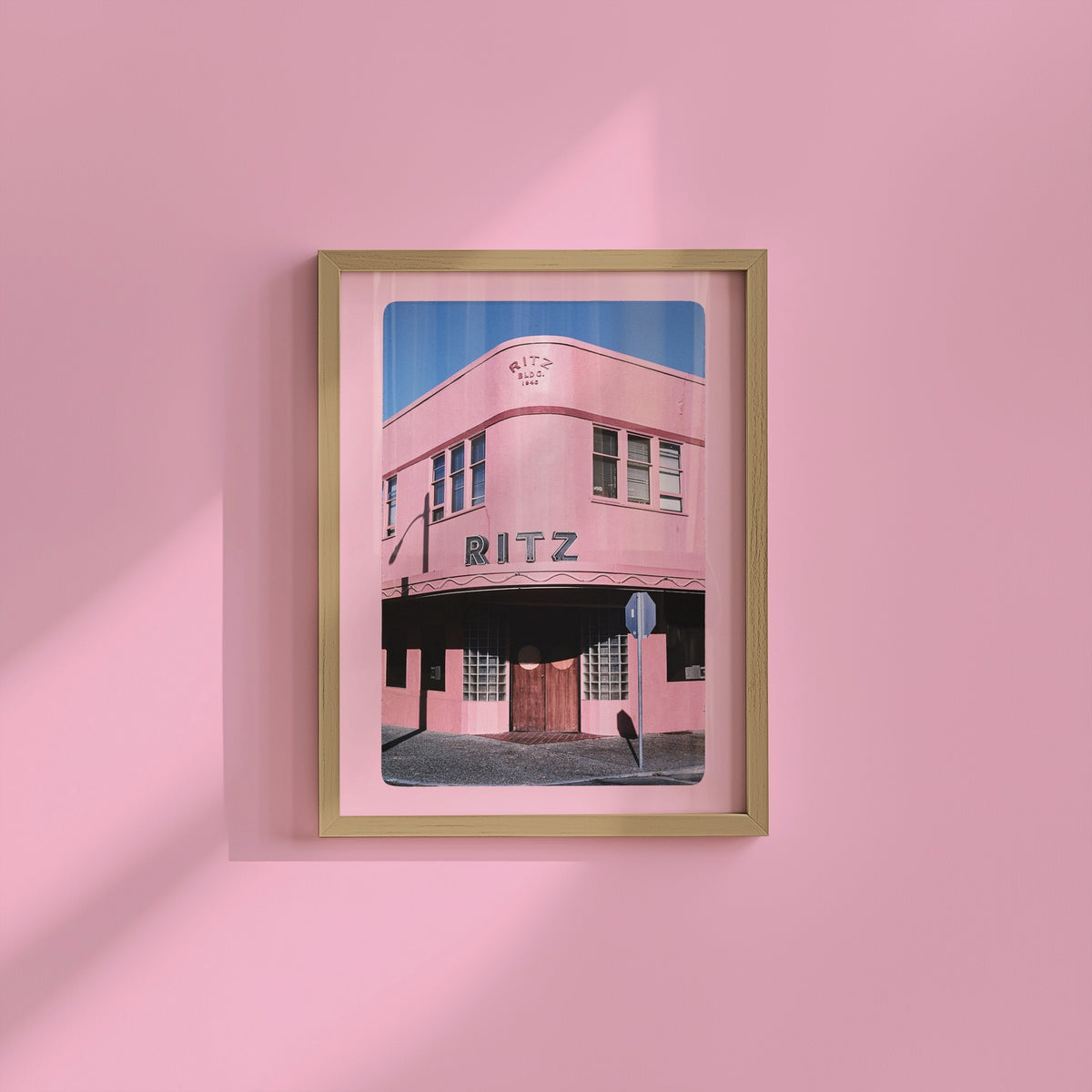 The Ritz Perth Artwork The Ritz Vertical Art Print