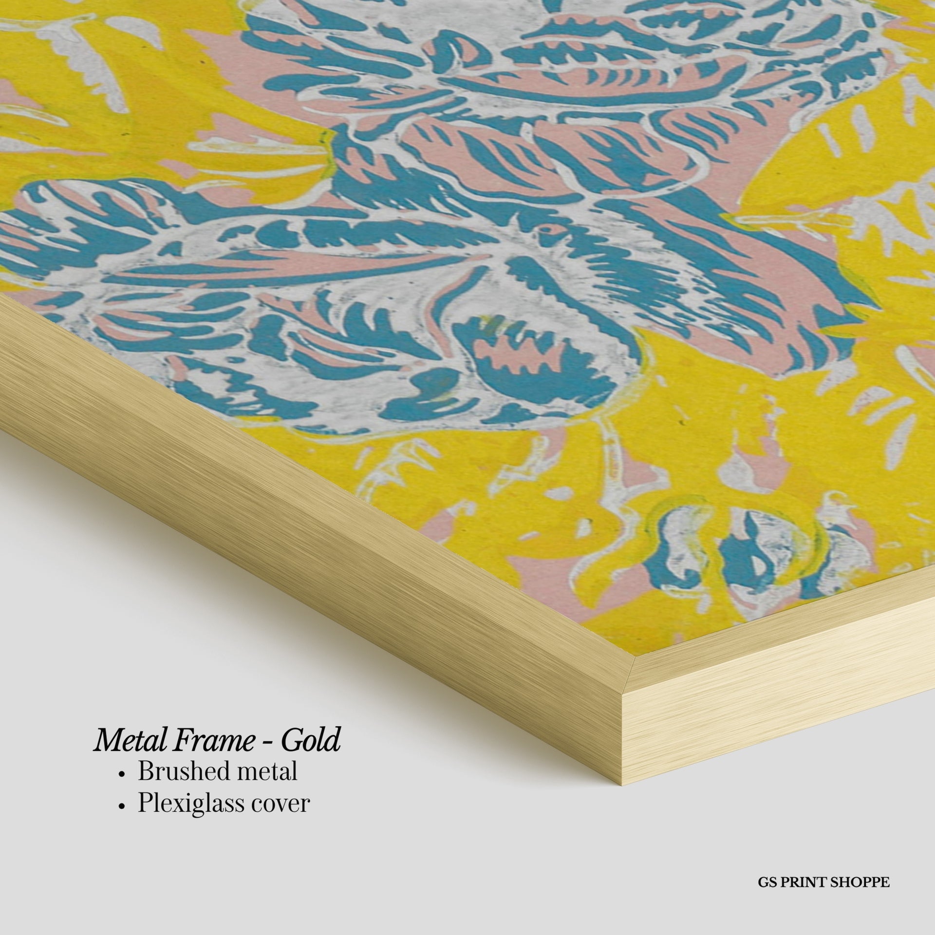 Yellow Papier Horizontal Art Print
