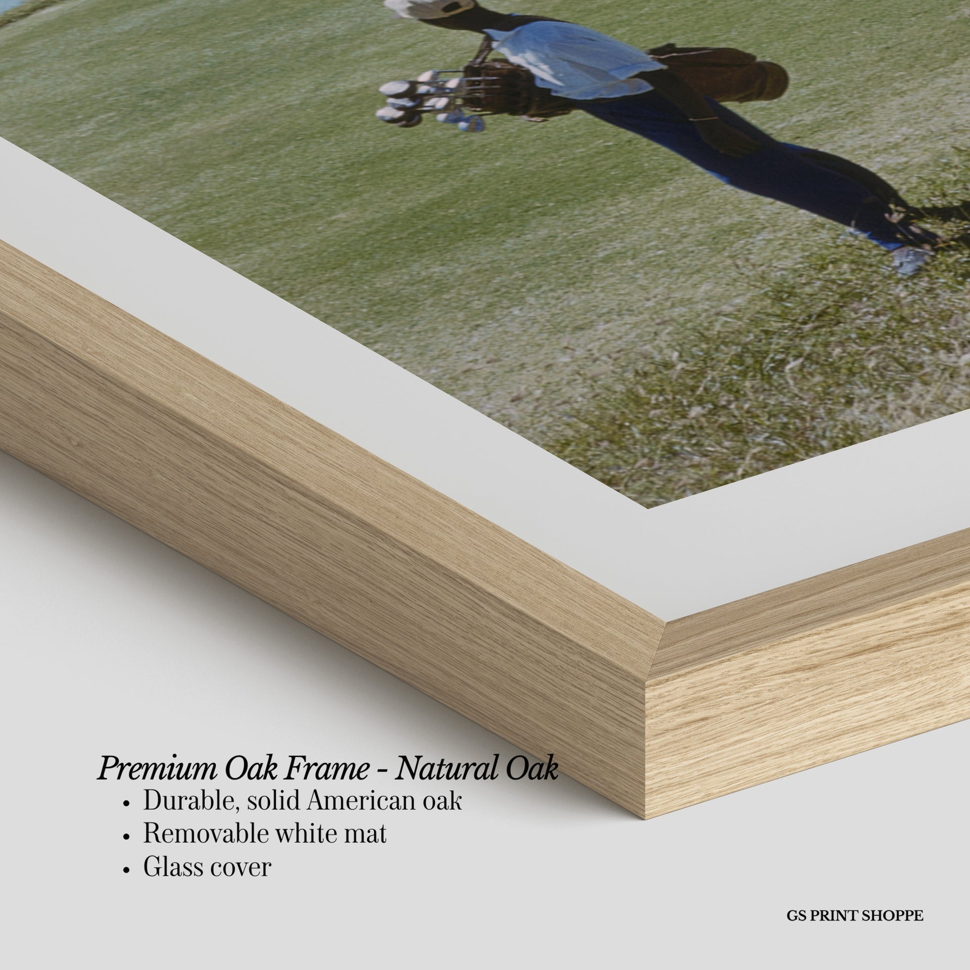 Seaside Golf Vertical Art Print