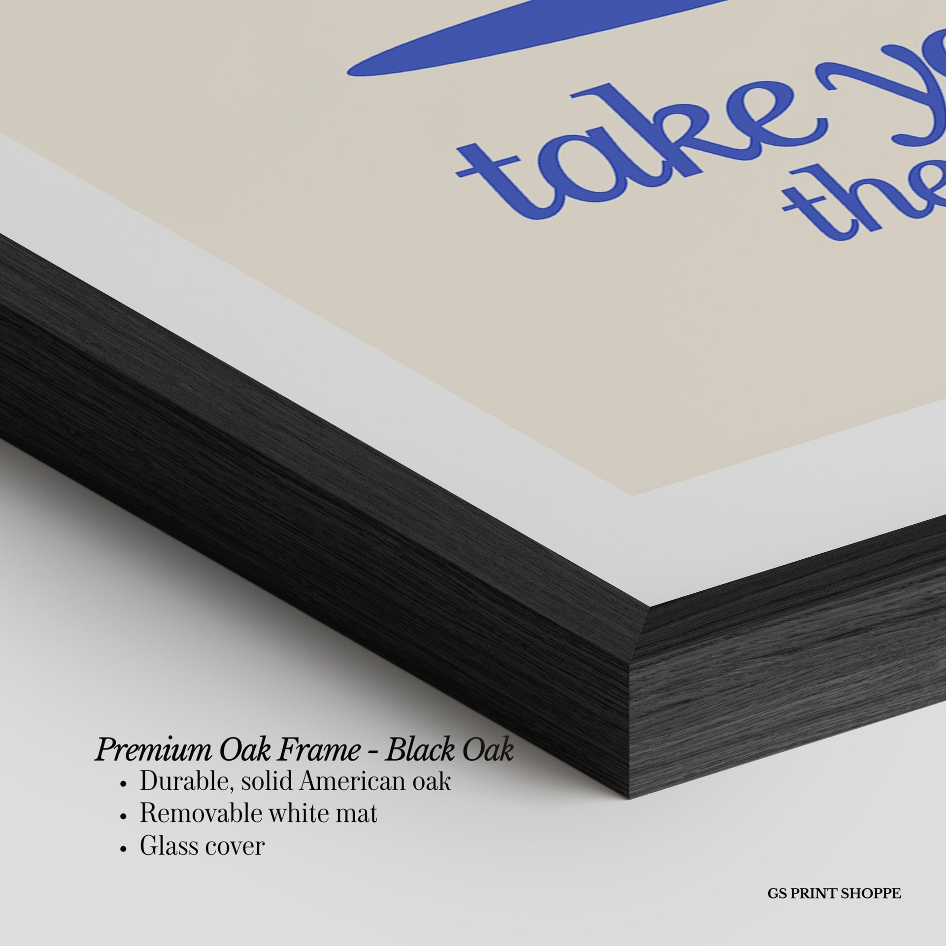 Take Your Time Heart Vertical Art Print