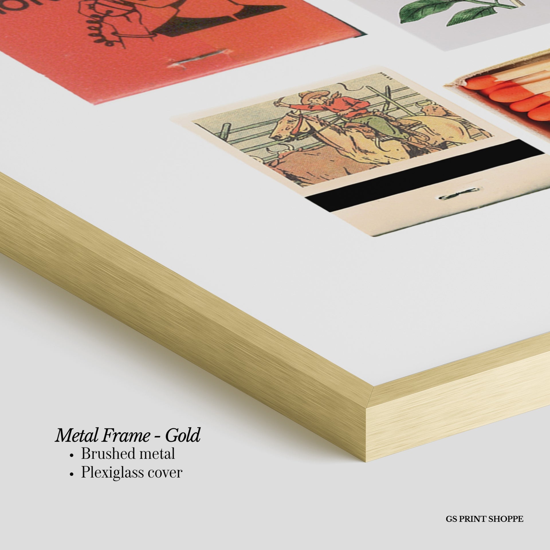Matchbook Vintage Vibes Horizontal Art Print