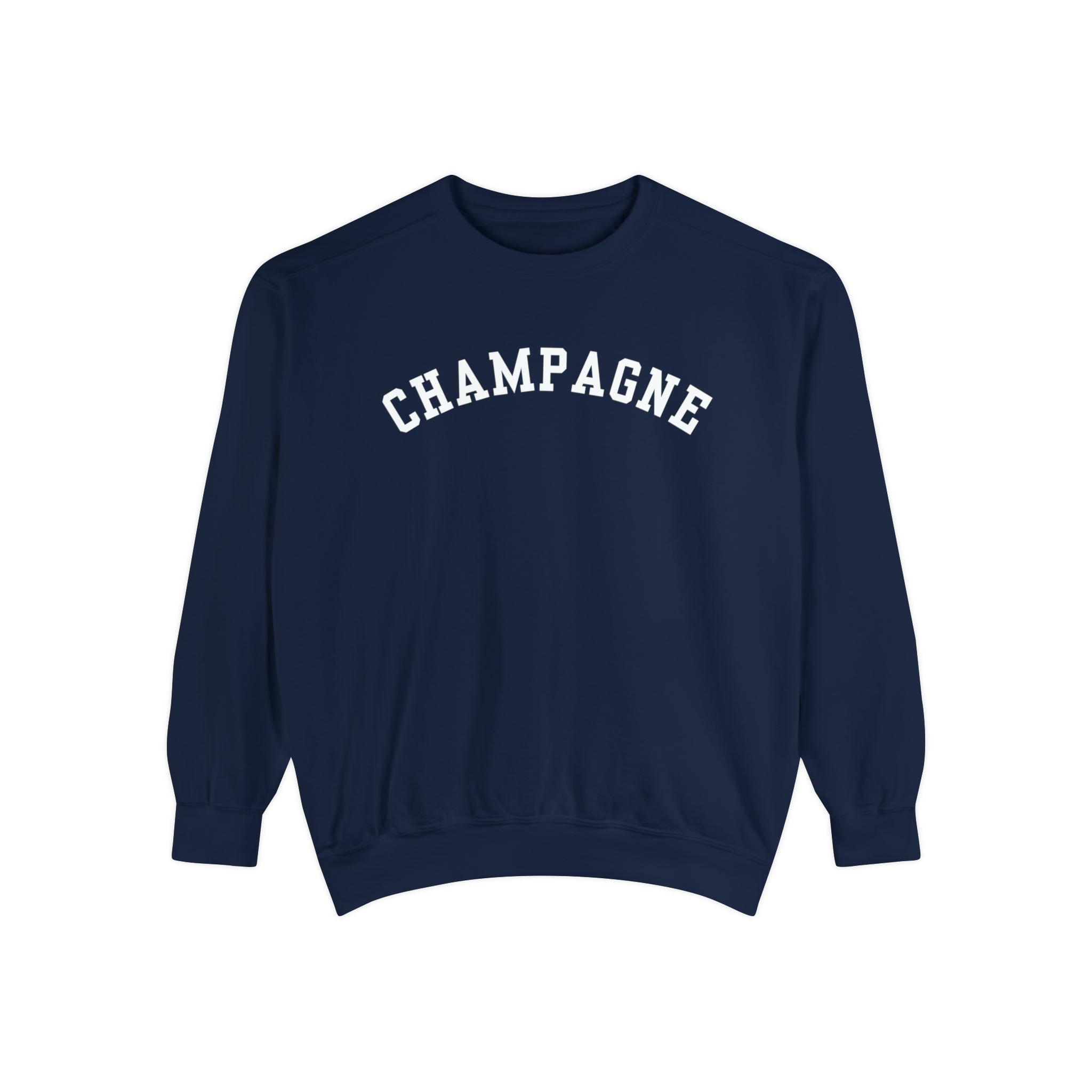 Champagne champion logo sweatshirt hotsell