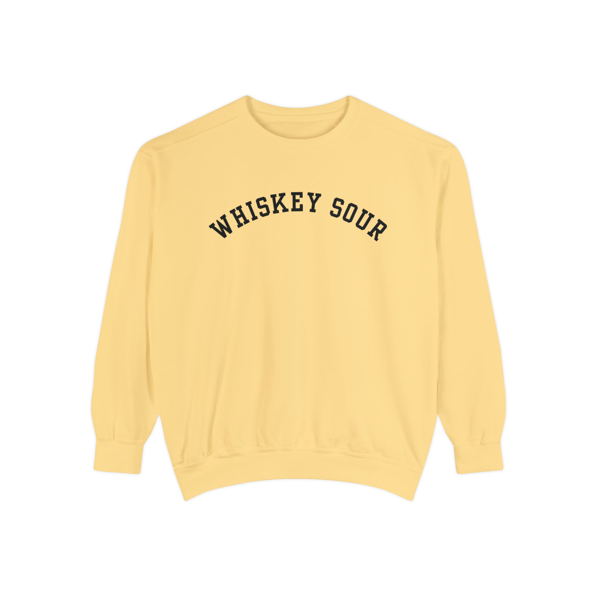 Whiskey Sour Comfort Colors Crewneck Sweatshirt