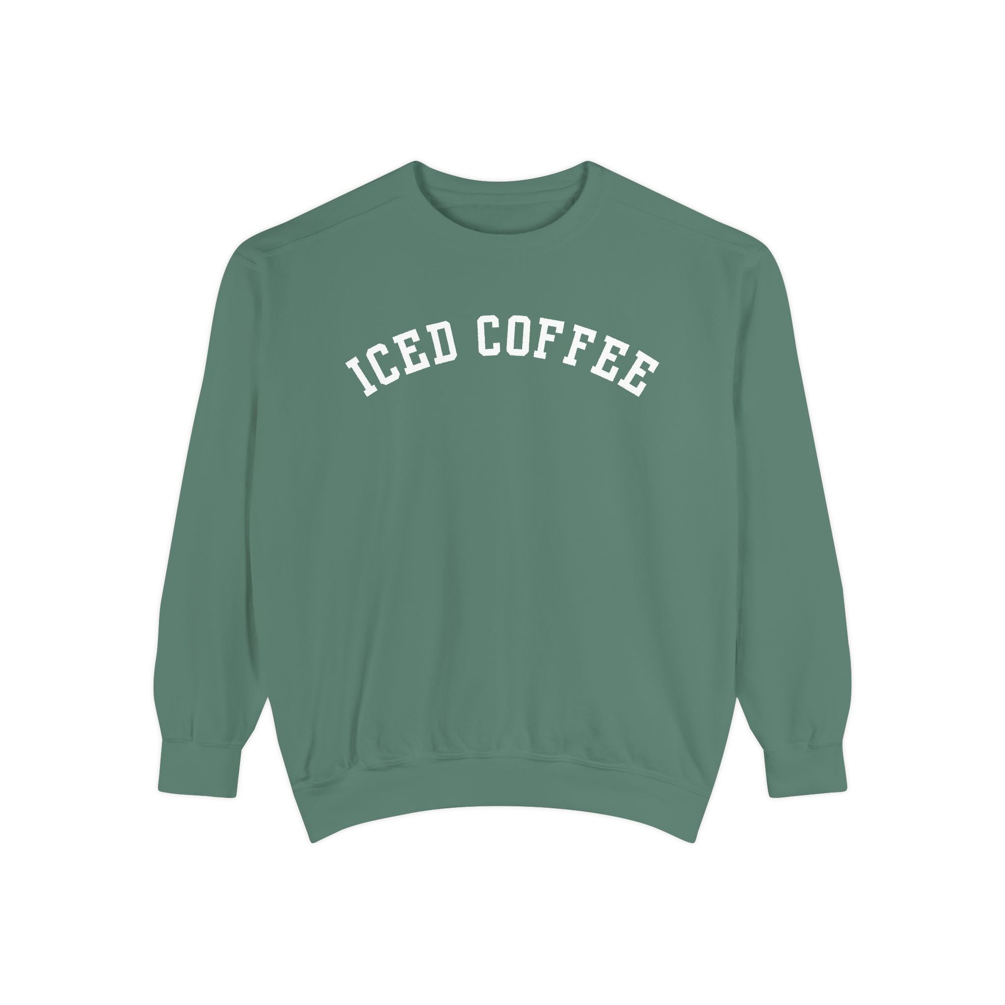 Iced Coffee Comfort Colors Crewneck Sweatshirt