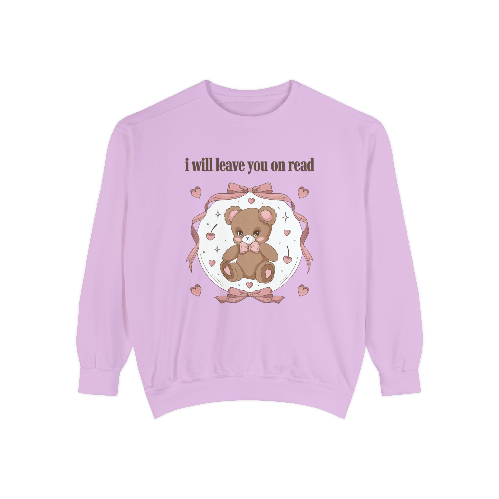 Leave You On Read Valentine Comfort Colors Crewneck