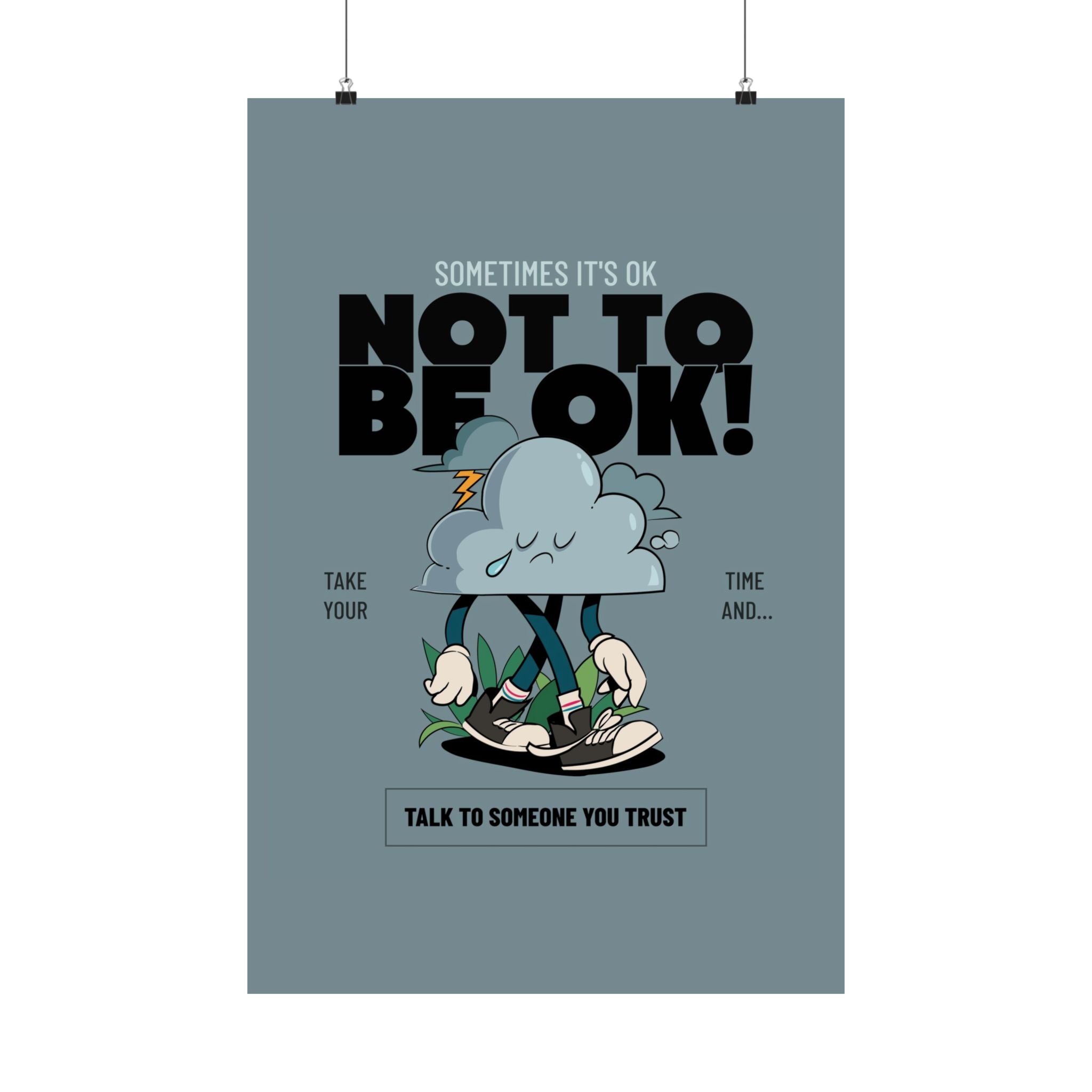 It's Okay To Not Be Okay Physical Poster