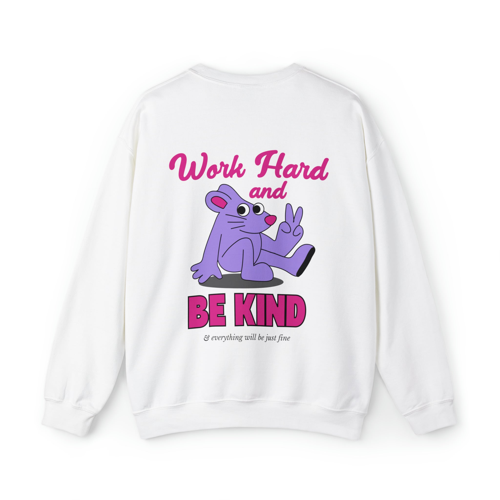 work hard and Be Kind Crewneck Sweatshirt