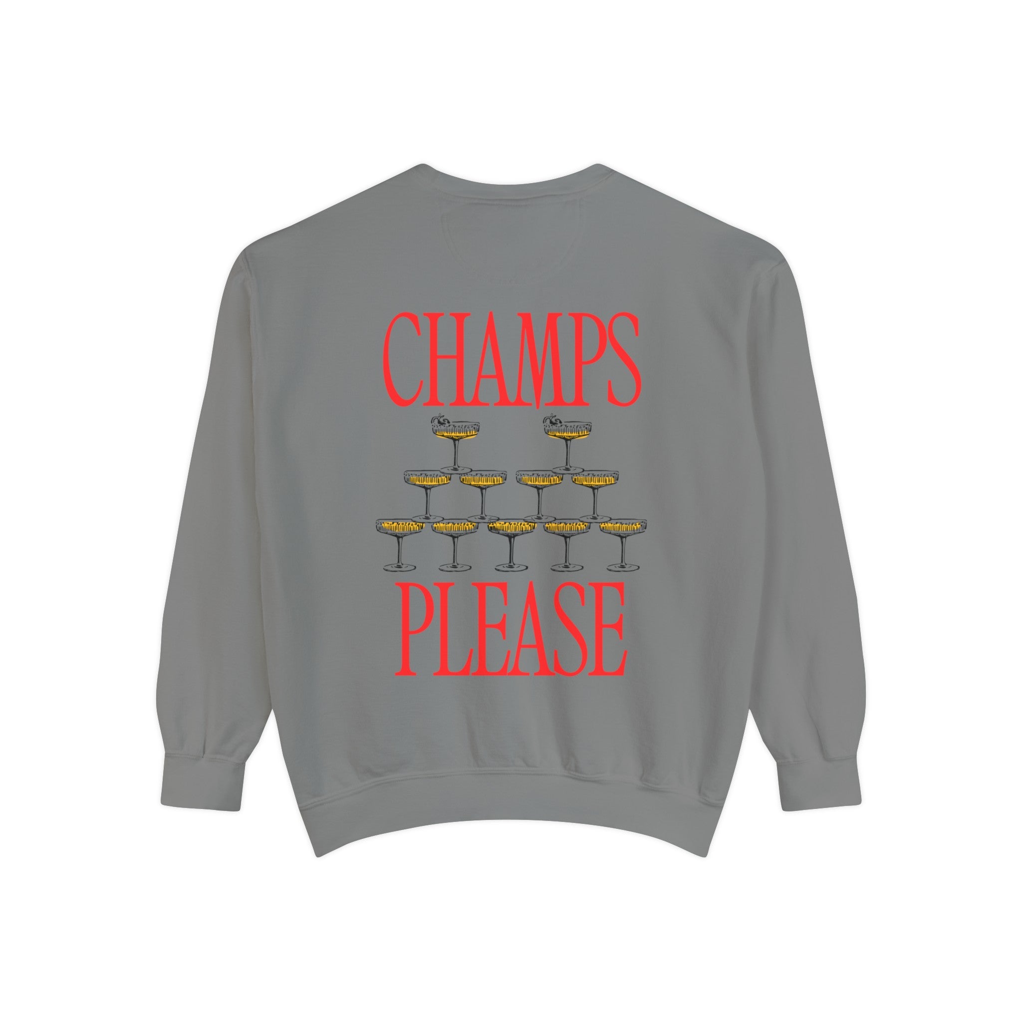 Champs Please Comfort Colors Crewneck Sweatshirt