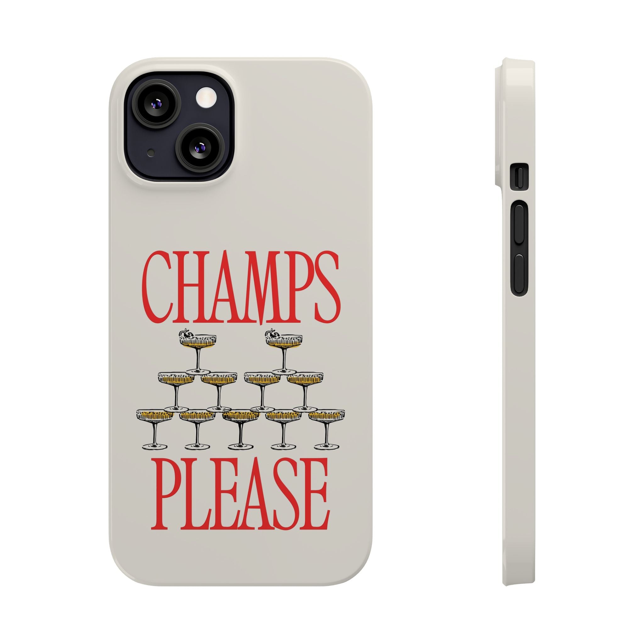 Champs Please iPhone Case