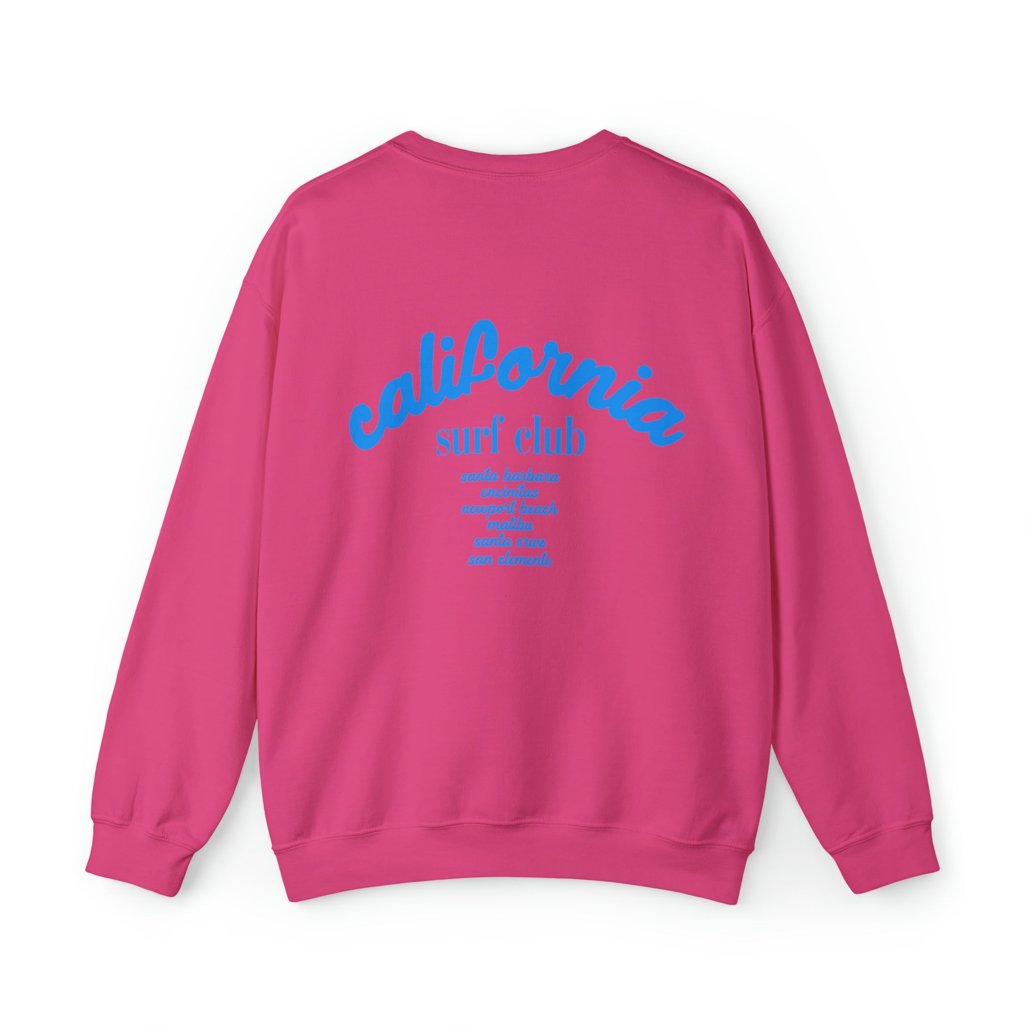 Best Quality of California Surf Club Crewneck Sweatshirt in Pink