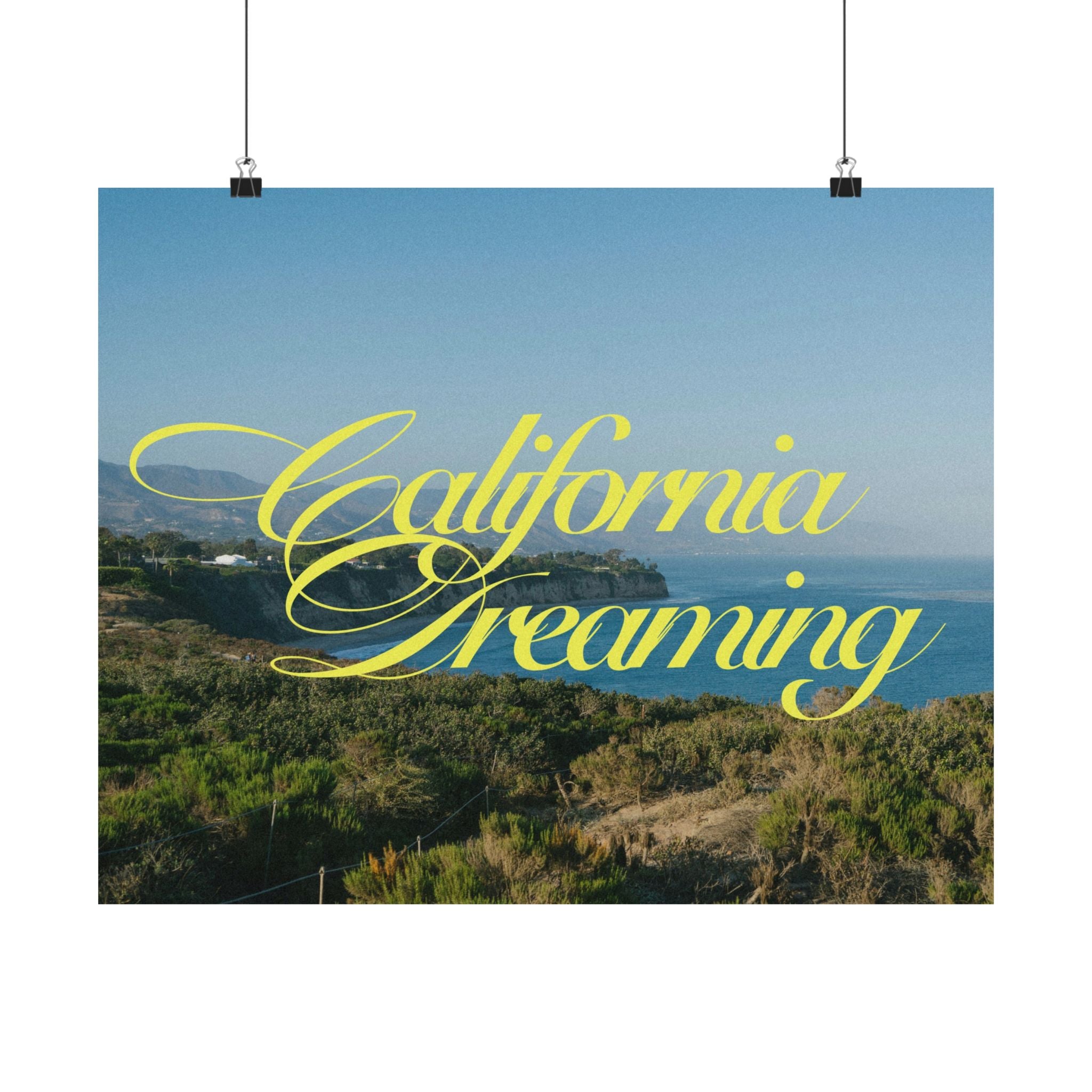 California Dreaming Horizontal Poster