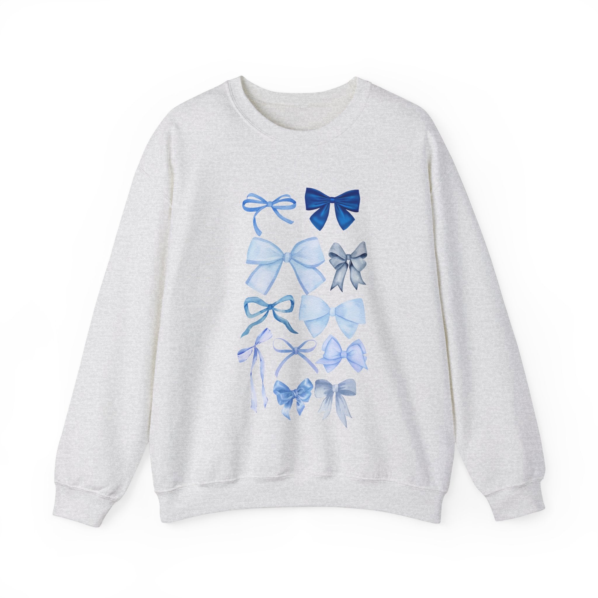 Blue Bows Coquette Crewneck Sweatshirt