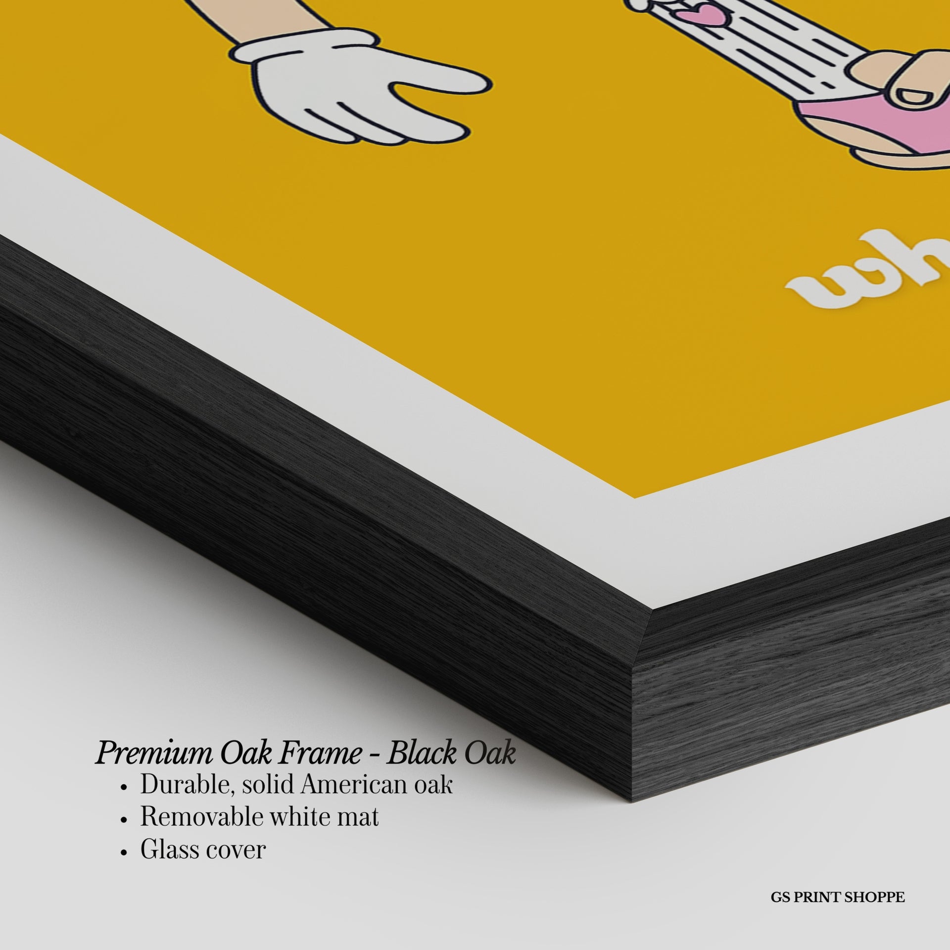 Kindness Matters Vertical Art Print - Yellow