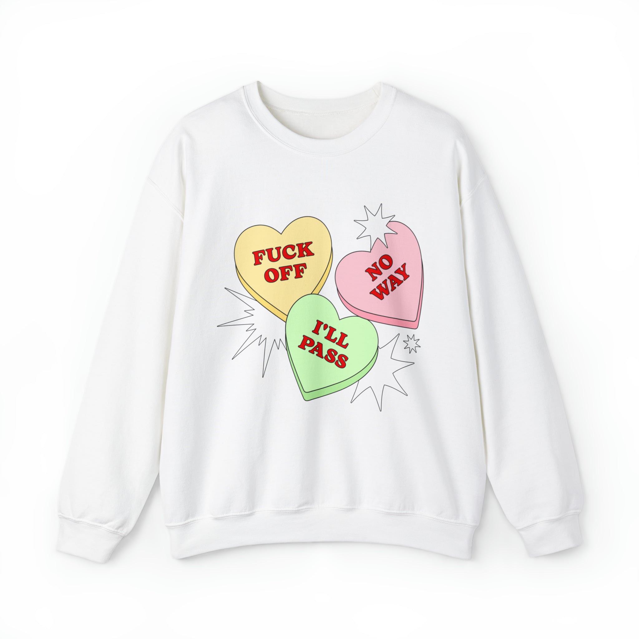 Candy Hearts Sassy Sweatshirt