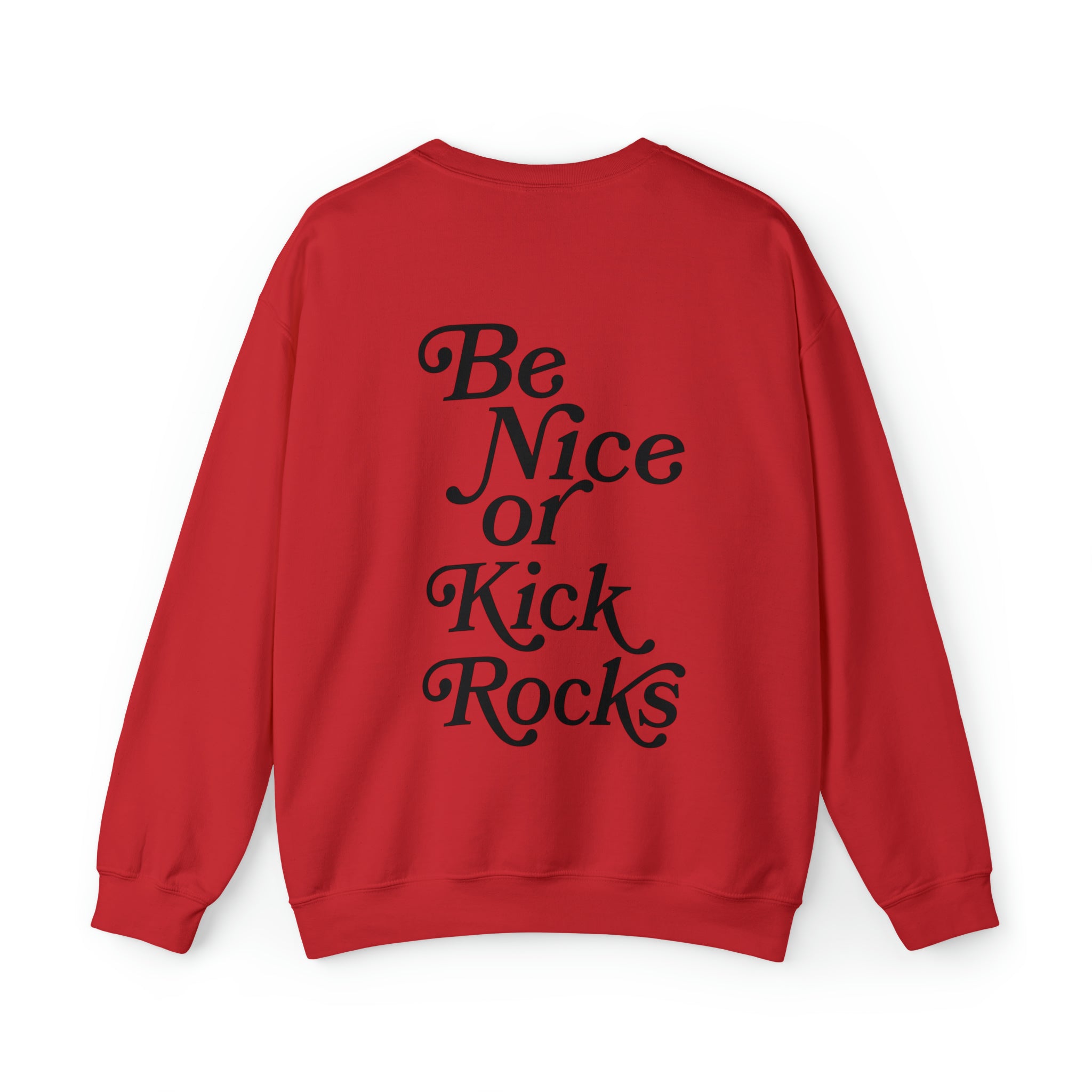 Red Colors be nice Sweater – Inspirational Design