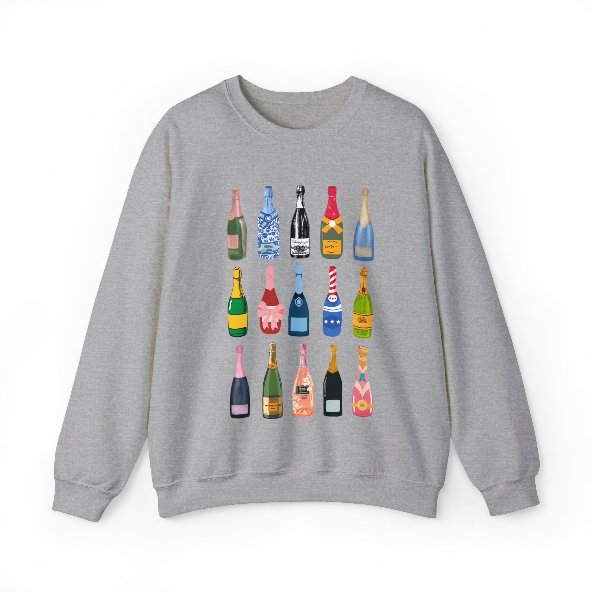 GS PRINT SHOPPE Champagne Crewneck Sweatshirt