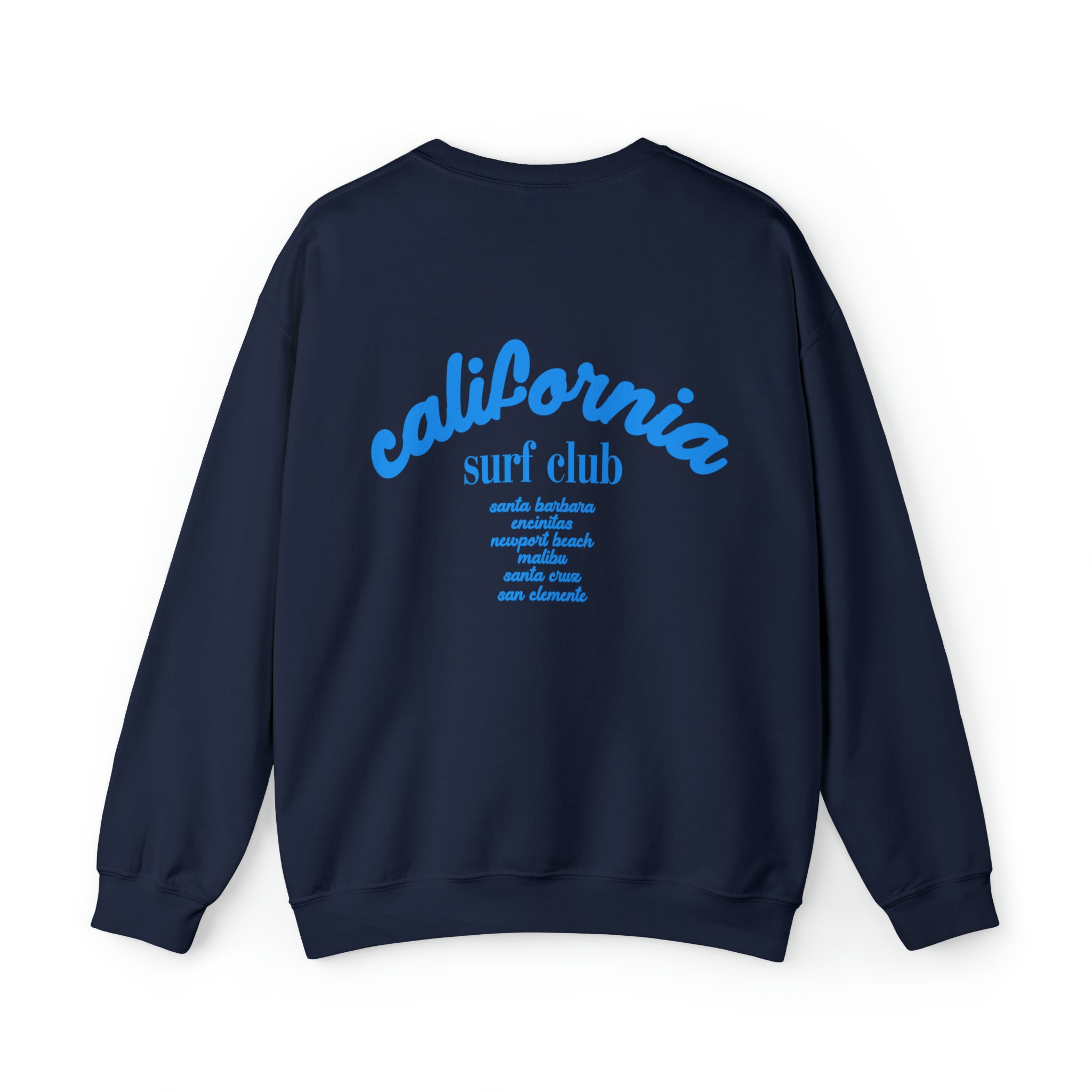 California Surf Club Crewneck Sweatshirt in black