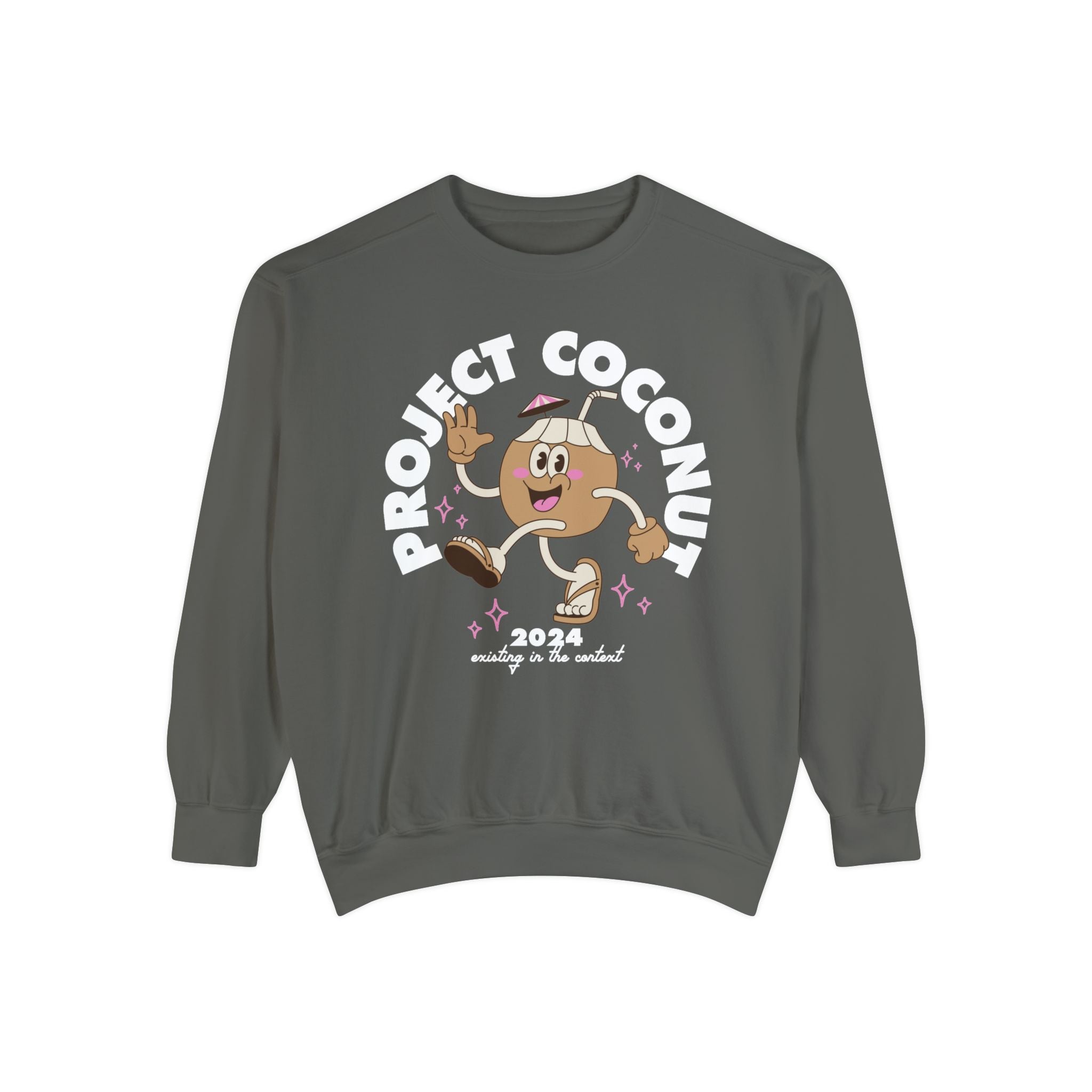 Project Coconut Kamala 2024 Comfort Colors Crewneck Sweatshirt