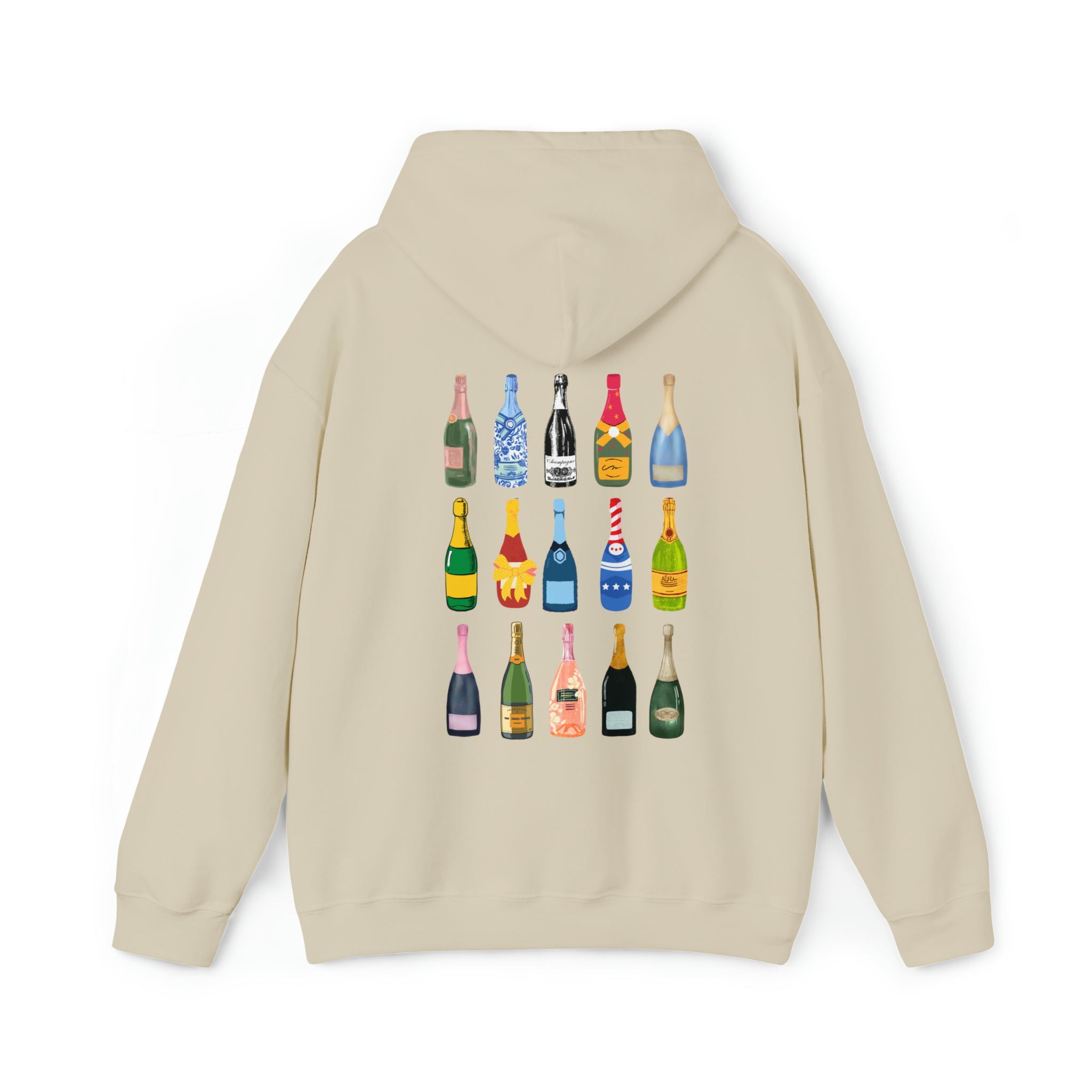 Champagne Hoodie Sweatshirt. by GS Print shoppe