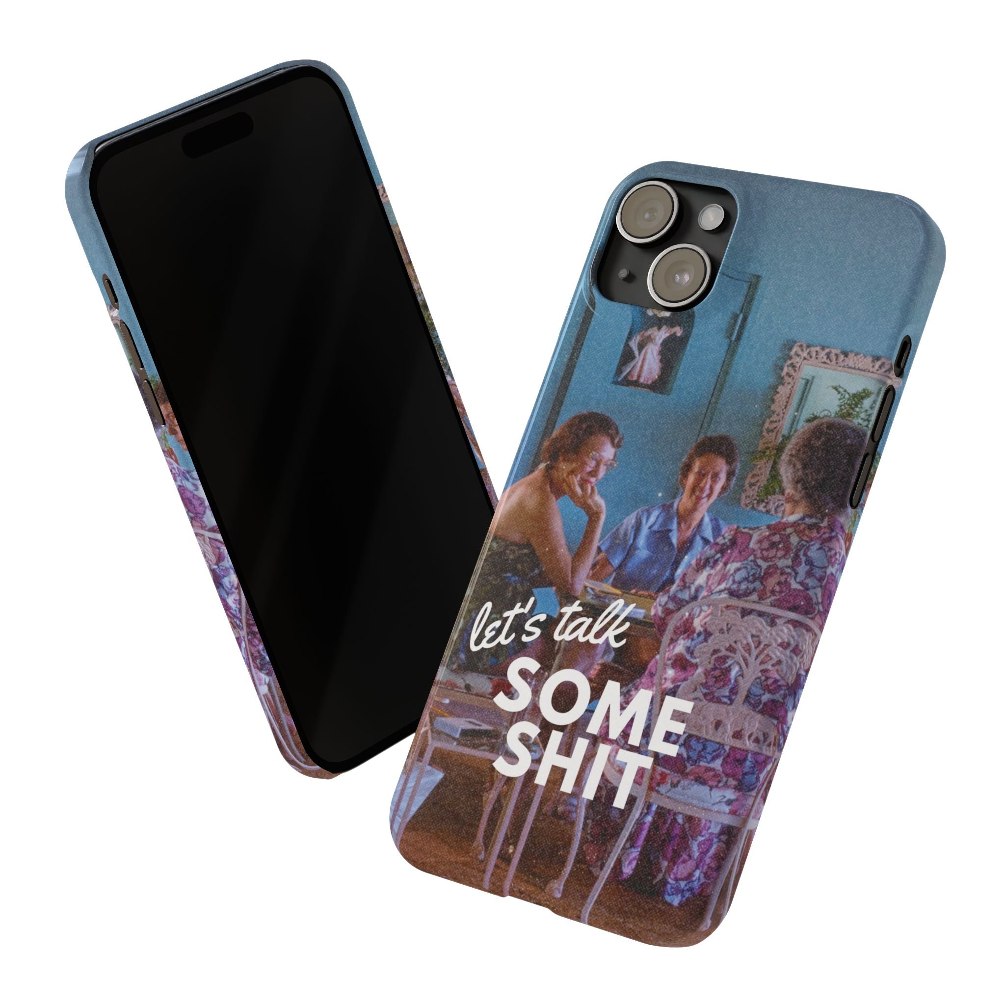 Let's Talk Some Shit iphone Case