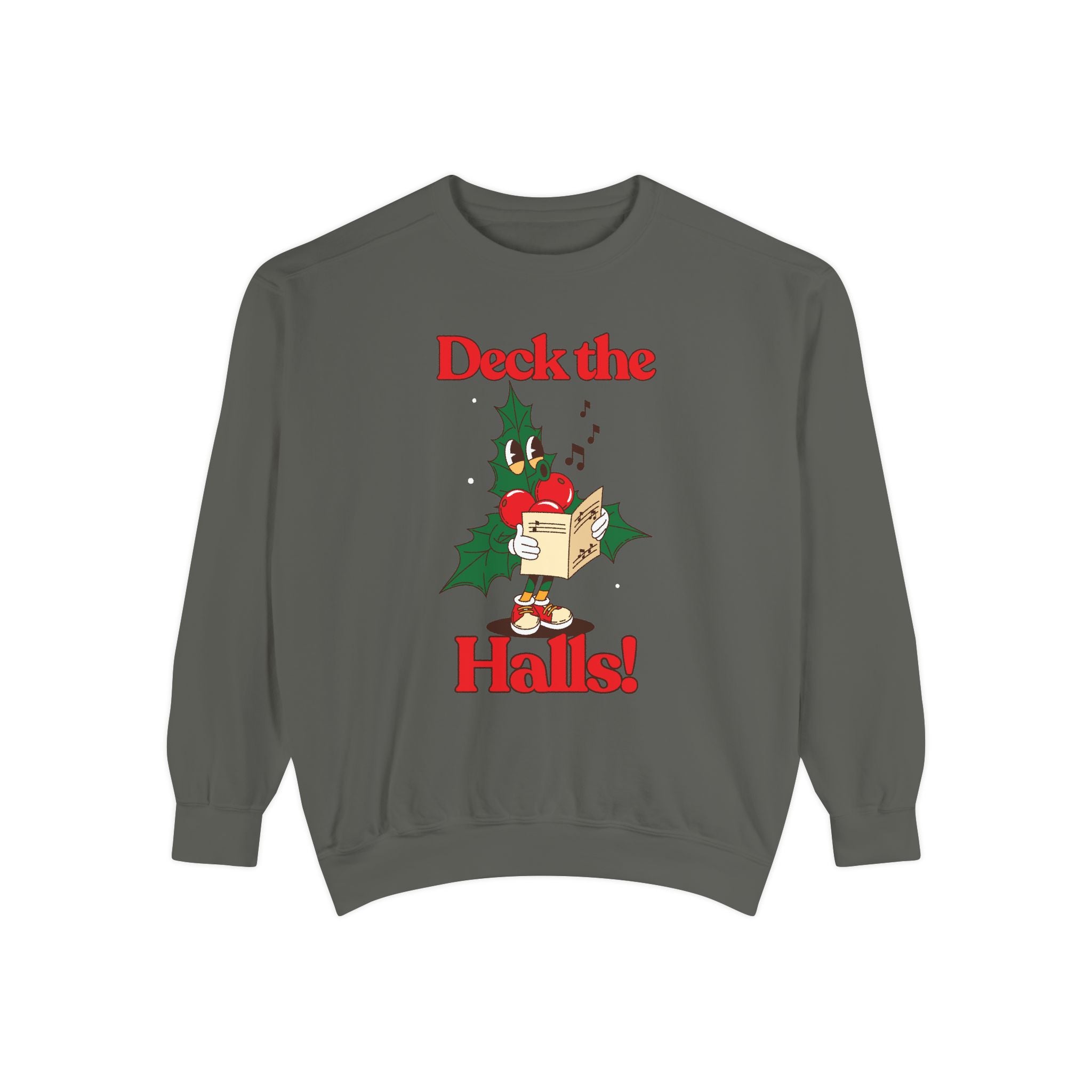 Deck the Halls Holiday Comfort Colors Crewneck Sweatshirt