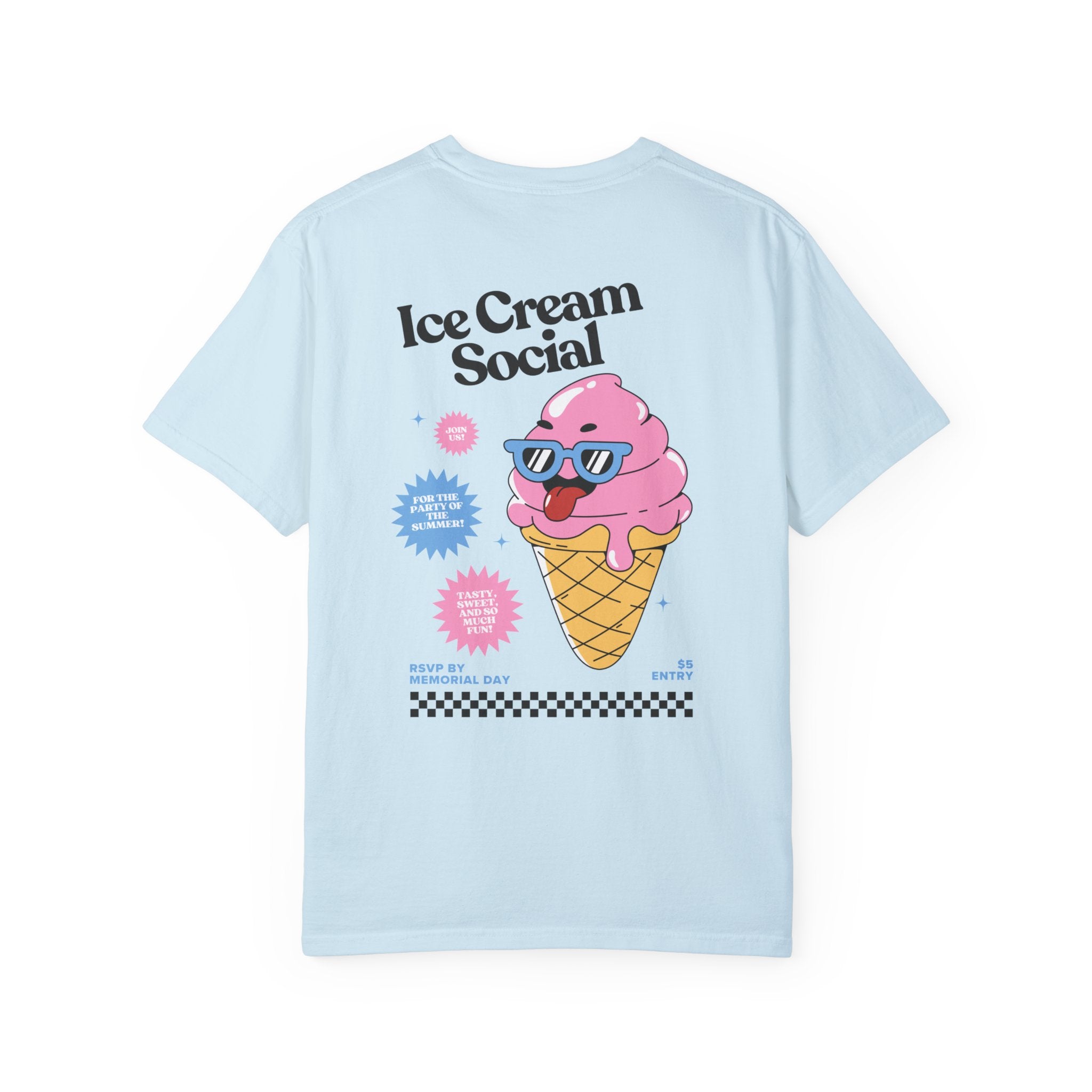Ice Cream Social Comfort Colors T Shirt