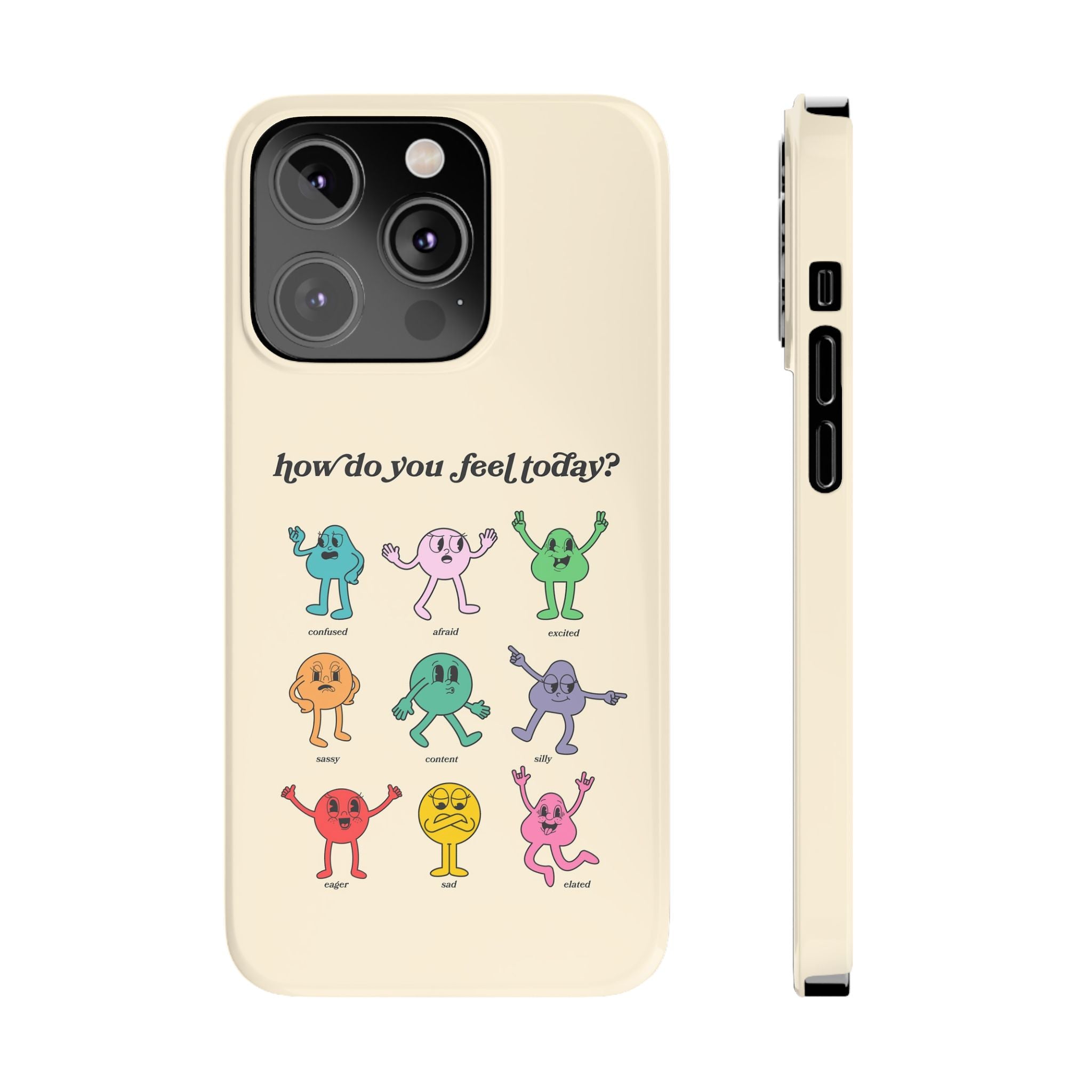 How Do You Feel Today iPhone Case