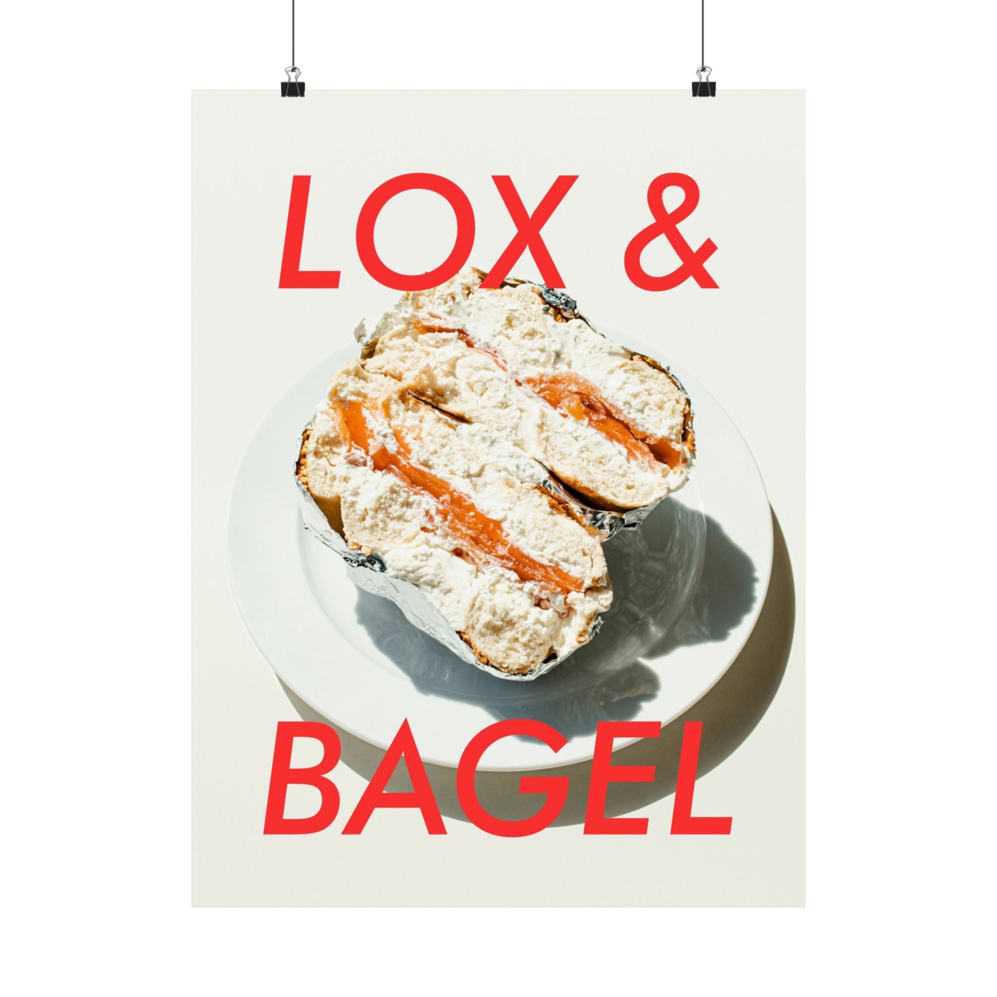 Lox and Bagel Physical Poster