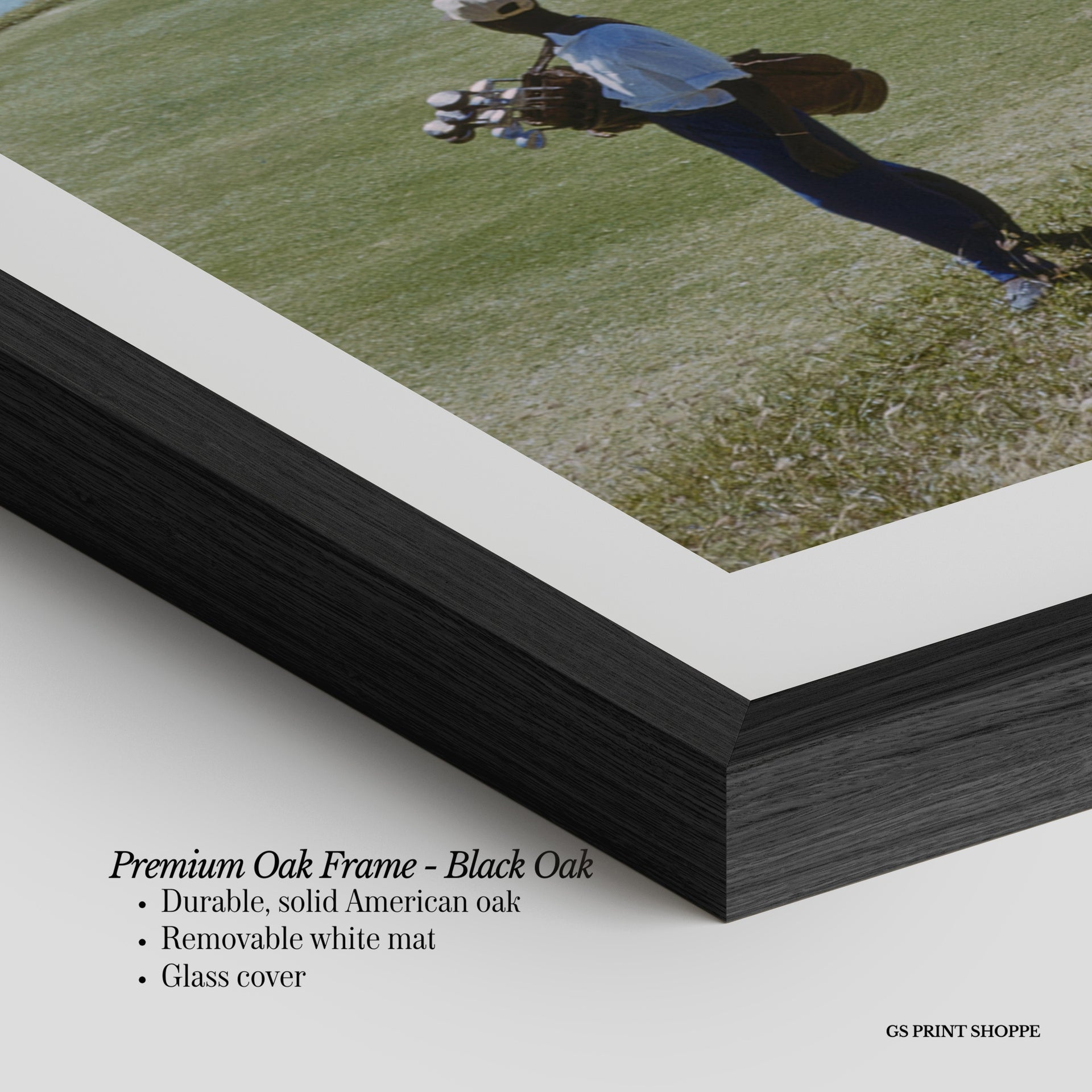 Seaside Golf Vertical Art Print