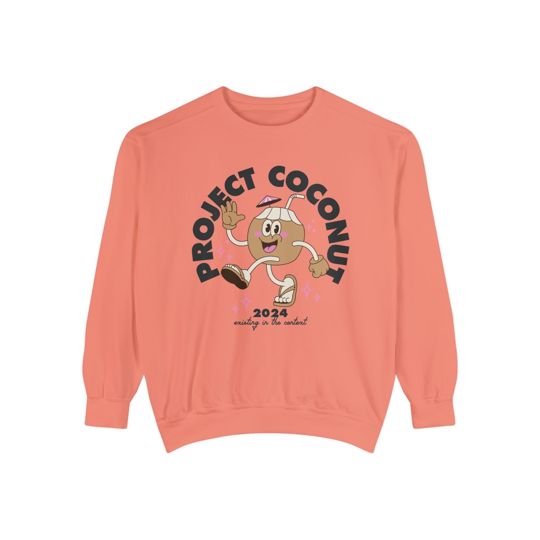 Project Coconut Kamala 2024 Comfort Colors Crewneck Sweatshirt