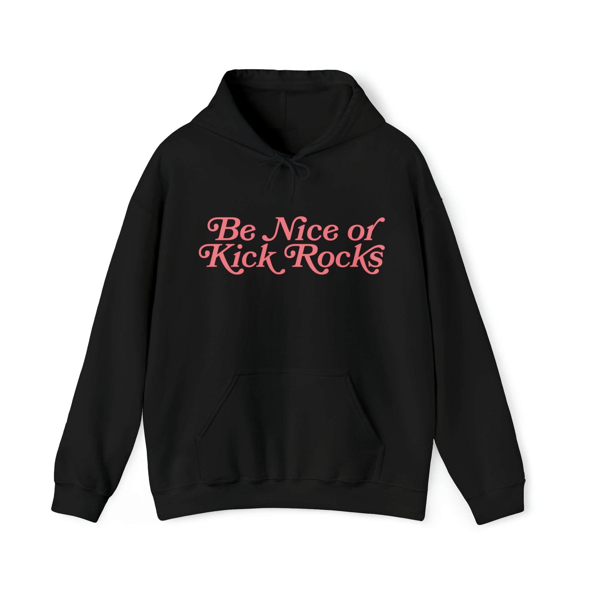 Kick Rocks Hoodie Sweatshirt in black