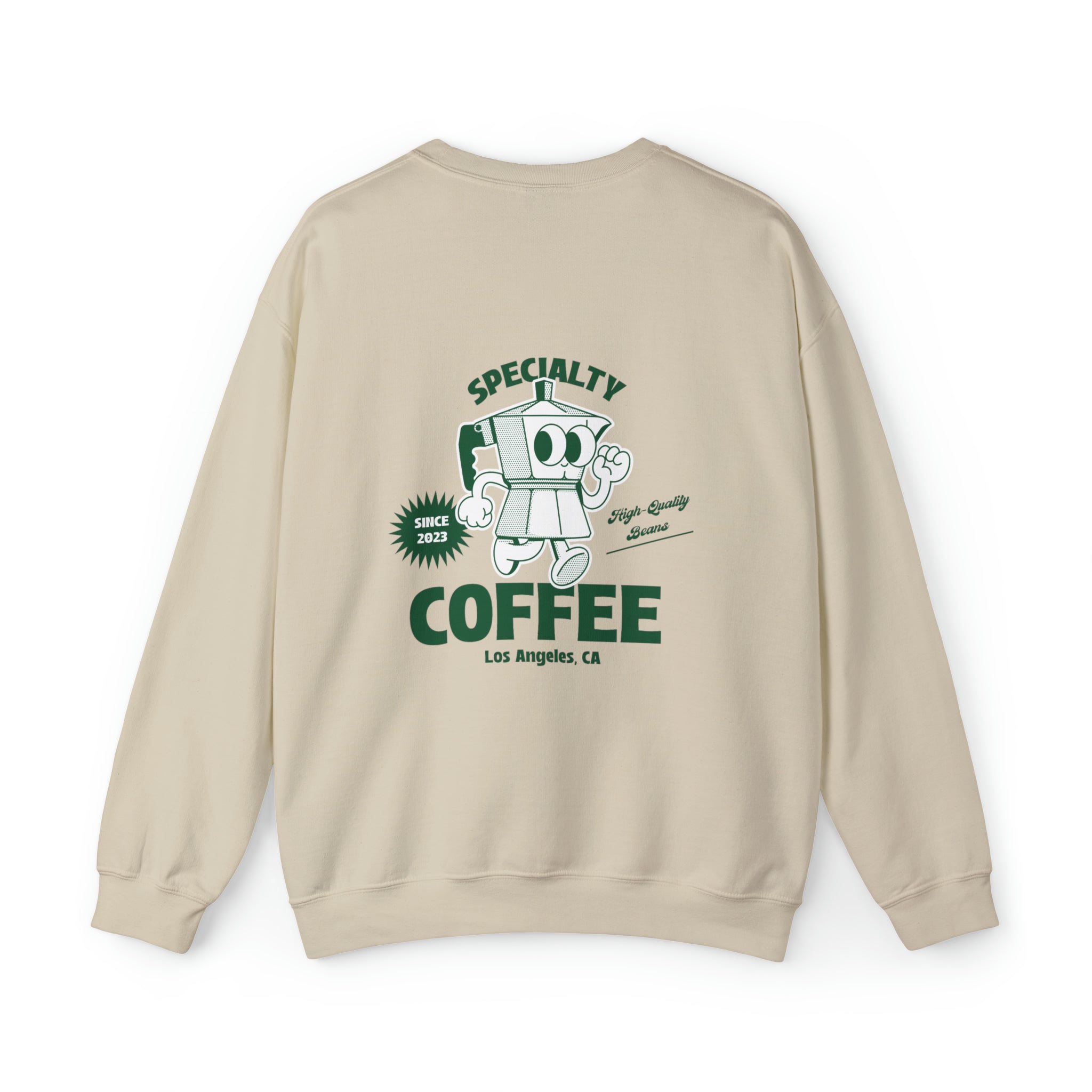 Best Coffee Cartoon Crewneck Sweatshirt