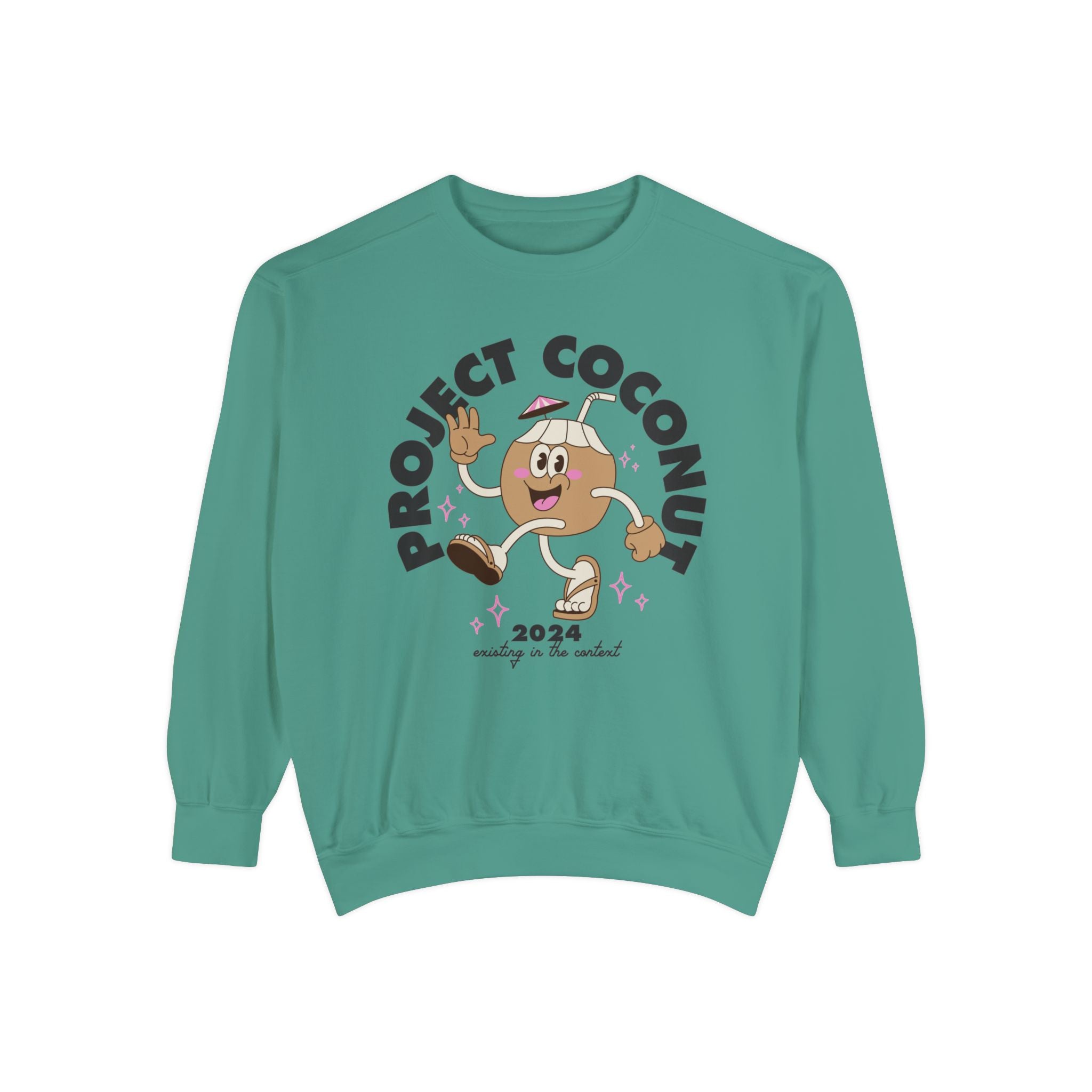 Project Coconut Kamala 2024 Comfort Colors Crewneck Sweatshirt