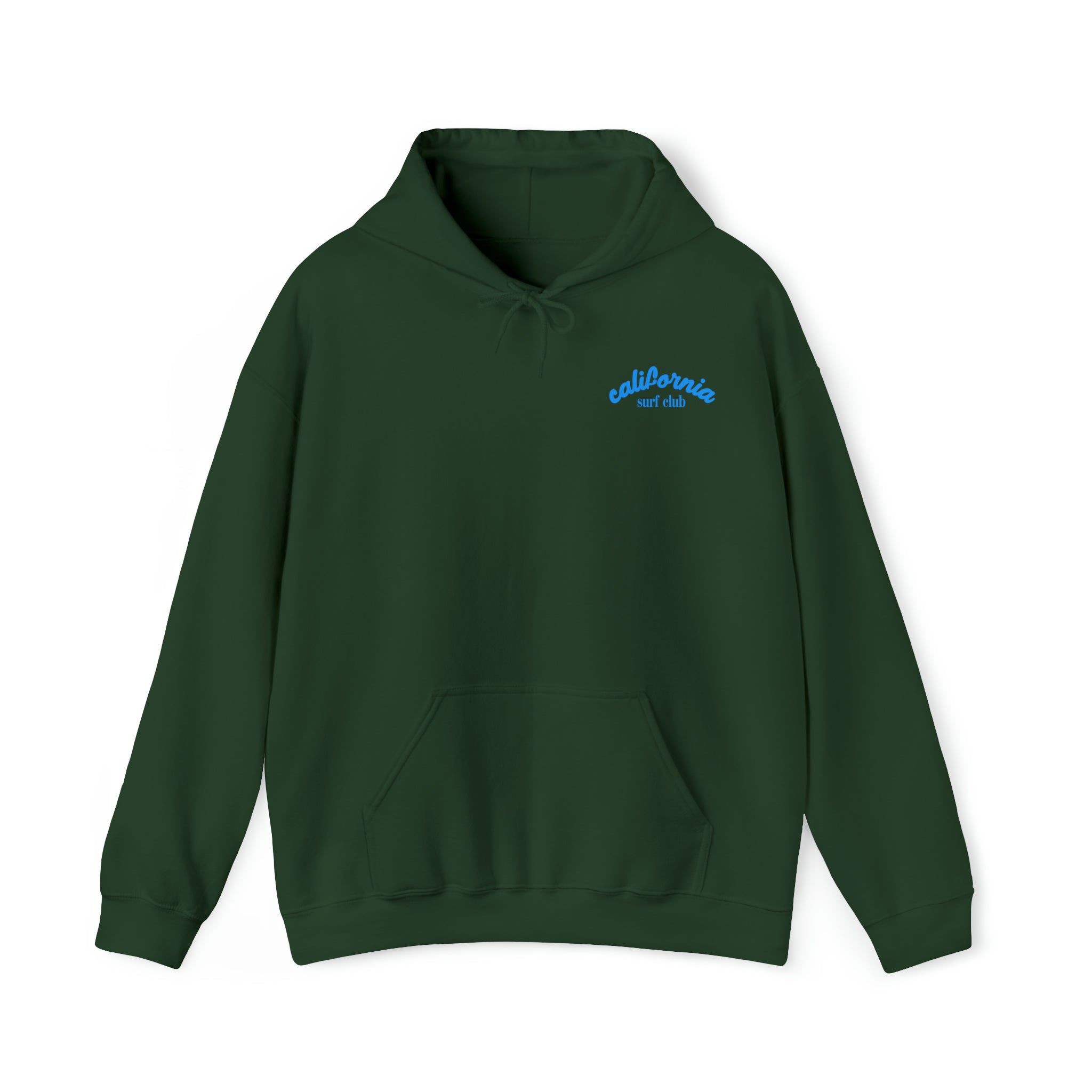 Cali Surf Club Hoodie Sweatshirt in Green